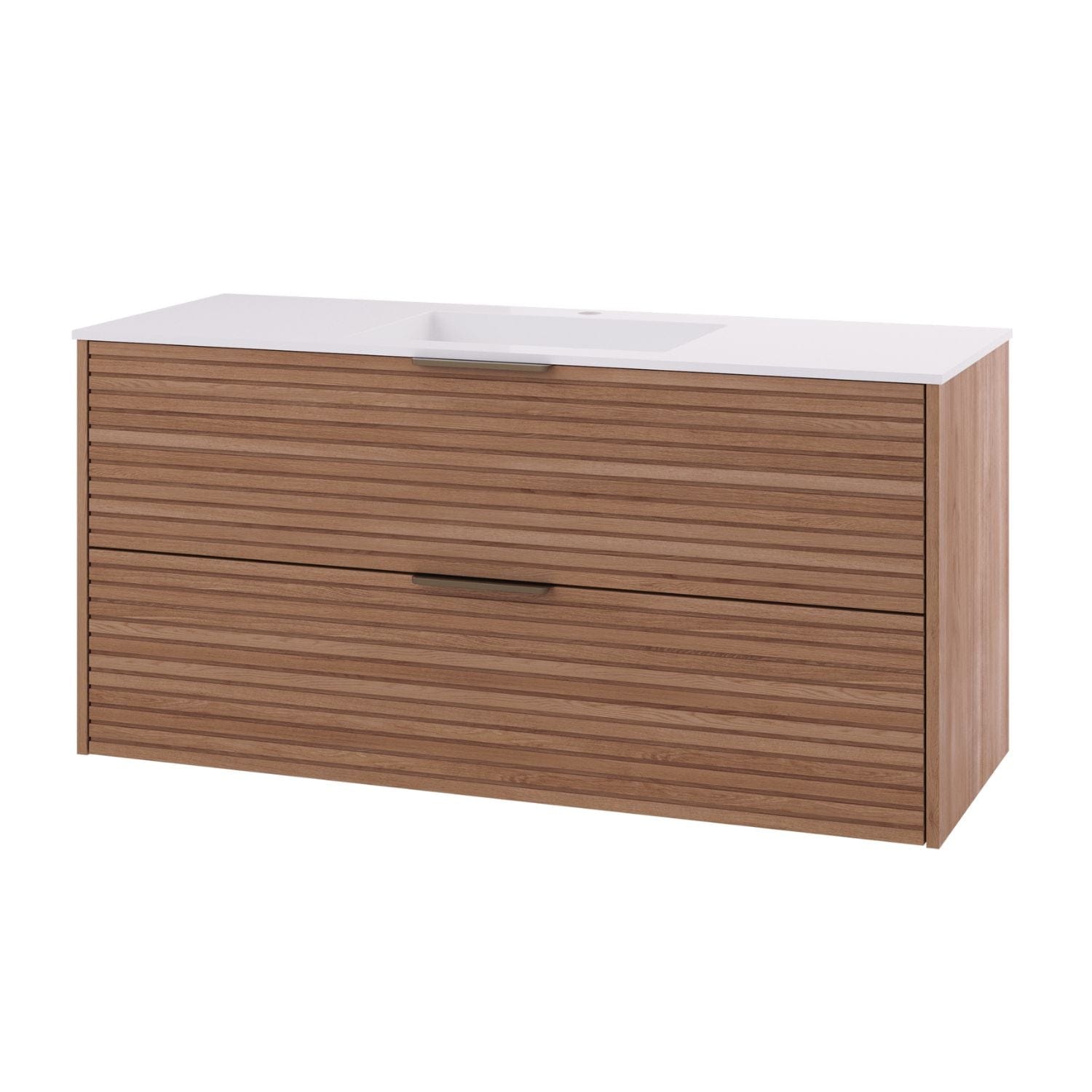 Linn Bad Silje Servantskap Eik / 120cm / Senter Linn Bad Servantskap LB-170512