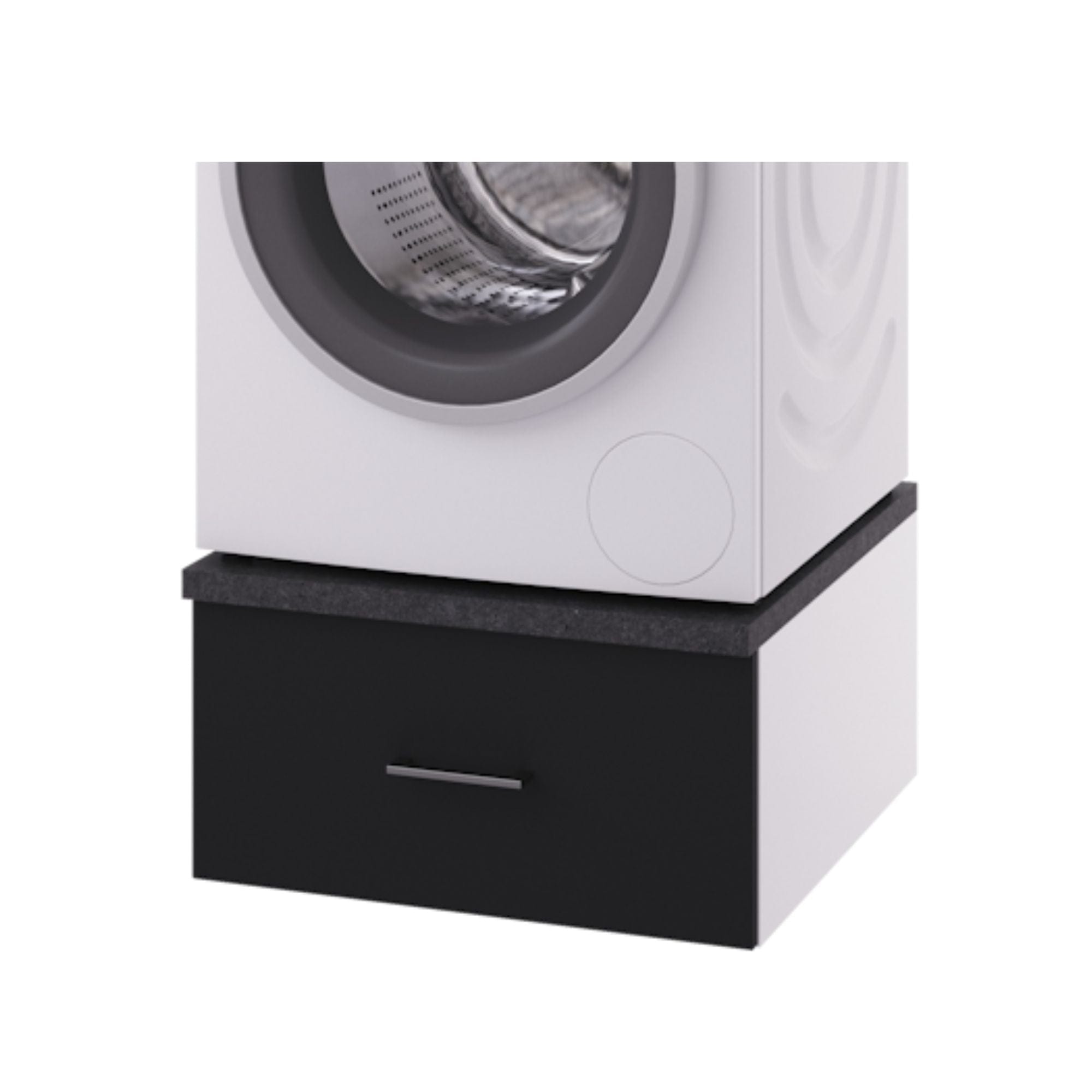 Linn Bad Skuff under Vaskemaskin B60cm Svart matt Linn Bad Benkeskap vaskerom LB-745306R