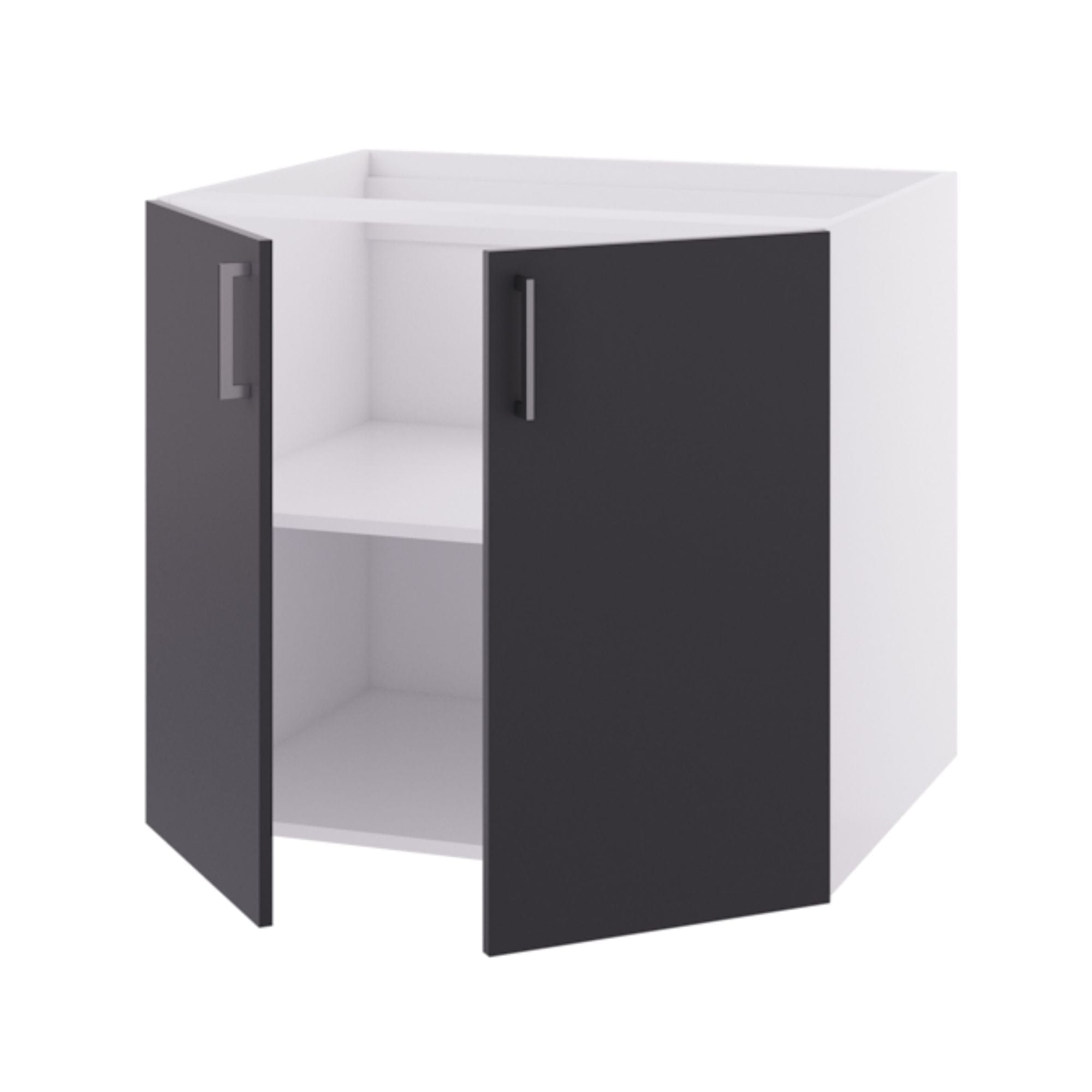 Linn Bad Underskap 2 dører for vaskerom Grå matt / 80cm Linn Bad Benkeskap vaskerom LB-730208R