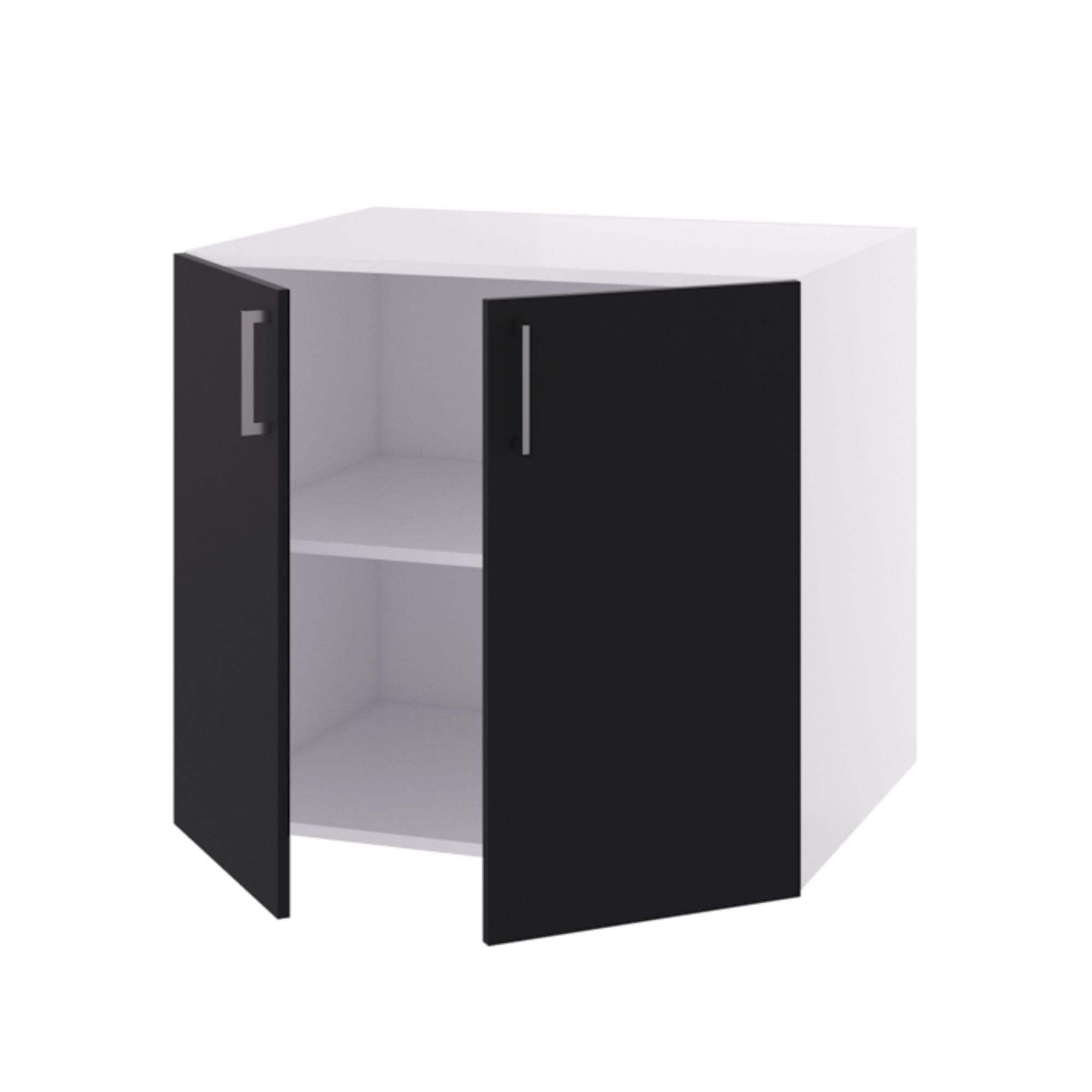 Linn Bad Underskap 2 dører for vaskerom Svart matt / 80cm Linn Bad Benkeskap vaskerom LB-740208R