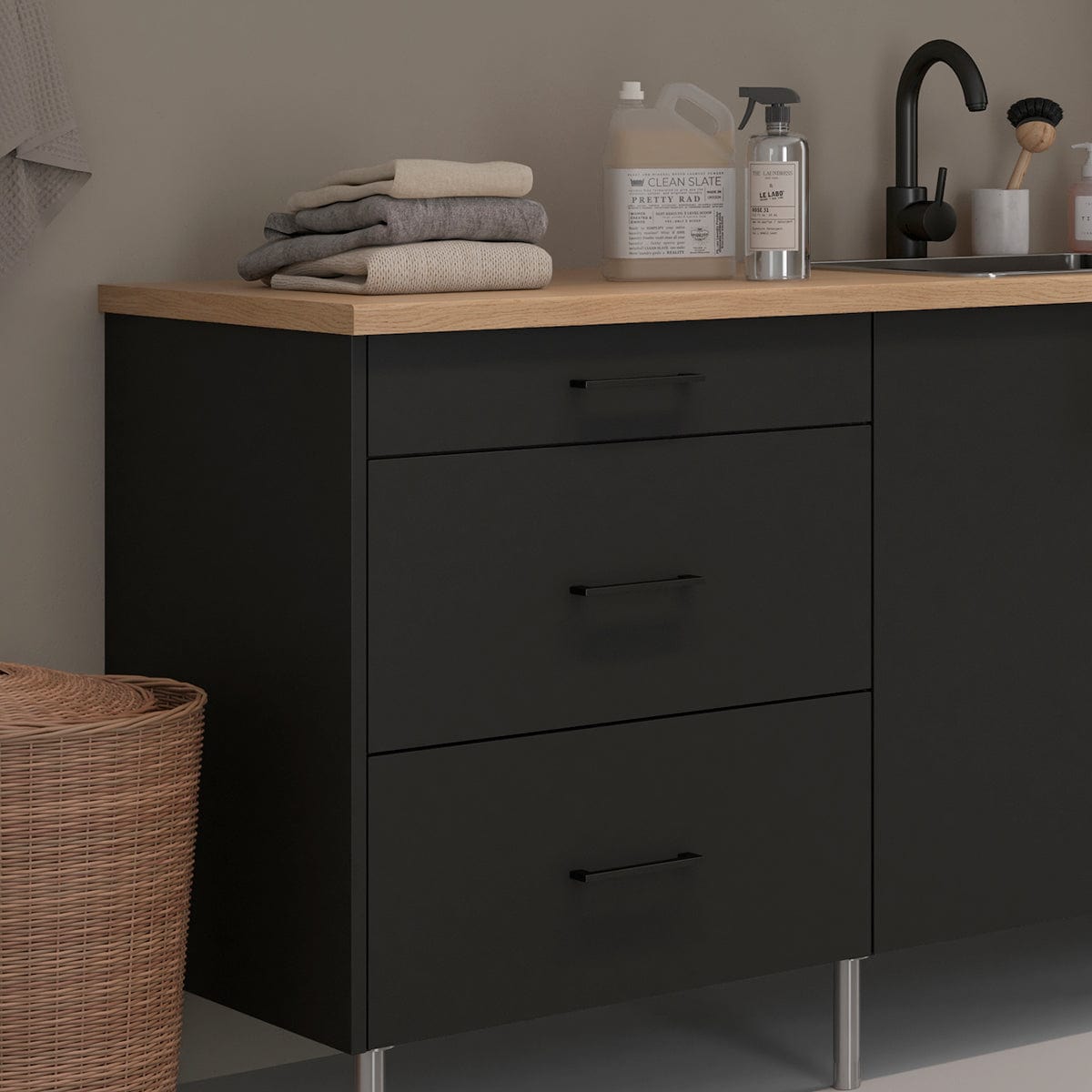 Linn Bad Underskap Skuffer for vaskerom Linn Bad Benkeskap vaskerom