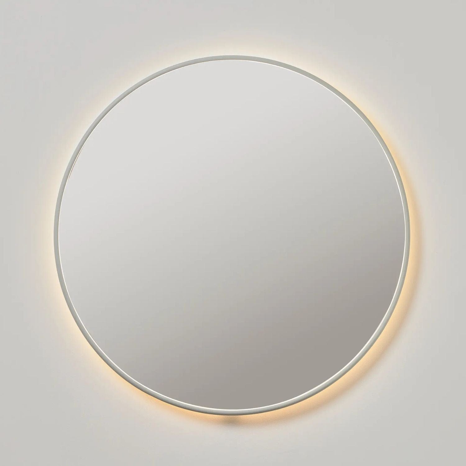 Loevschall Bloom Rundt Speil Lys grå / 80cm Loevschall Baderomsspeil KO-3443459668