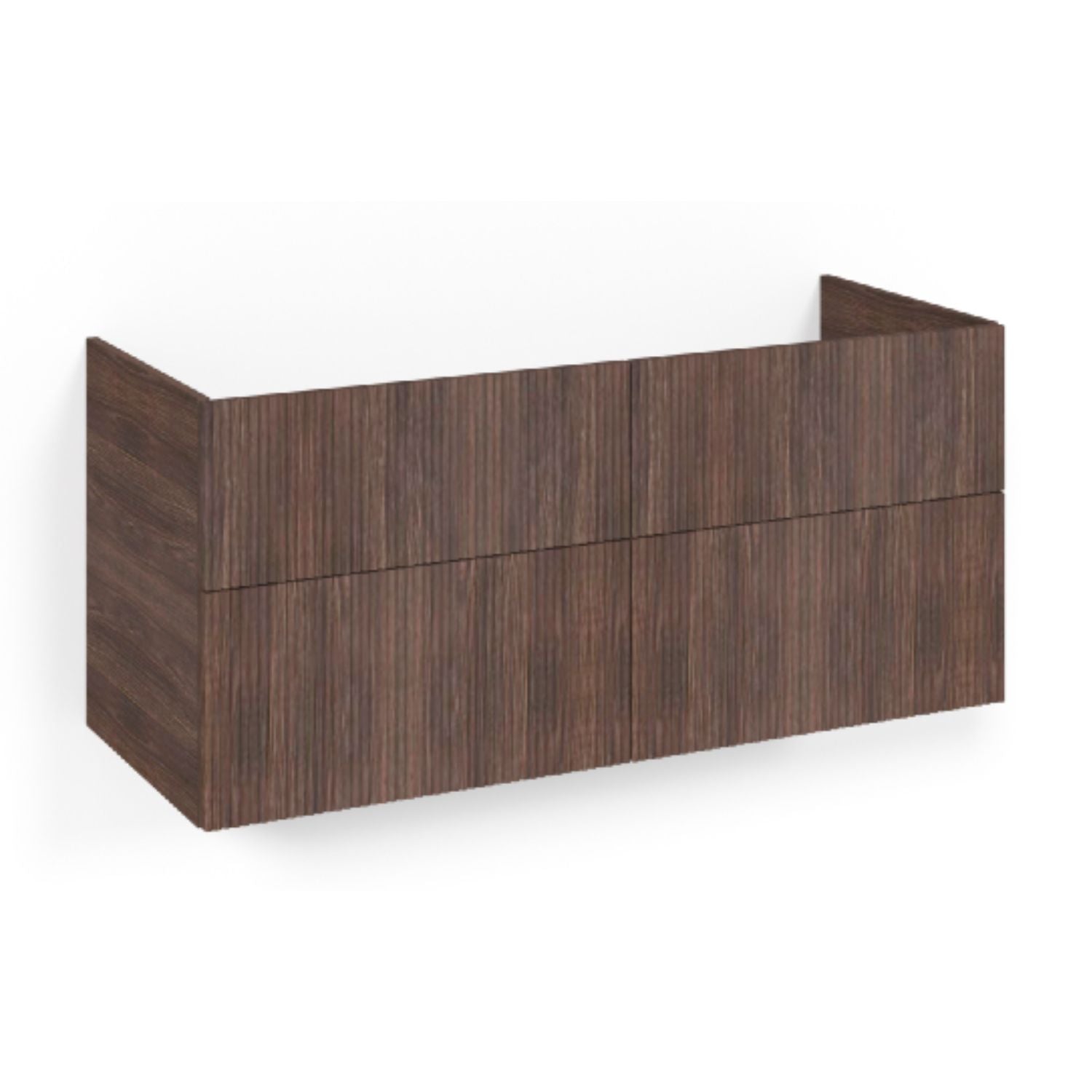 Macro Design CROWN Line Underskap Brun ask / 120cm / Line Macro Design Sideskap bad GRO-FSK120BL