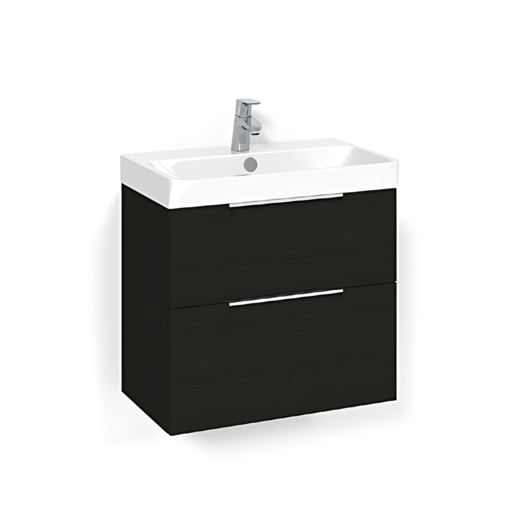 Macro Design Crown servantskap 450x350mm servant 60x35cm / Svart eik / Grip Macro Design Servantskap BUN-FSK6035SJL