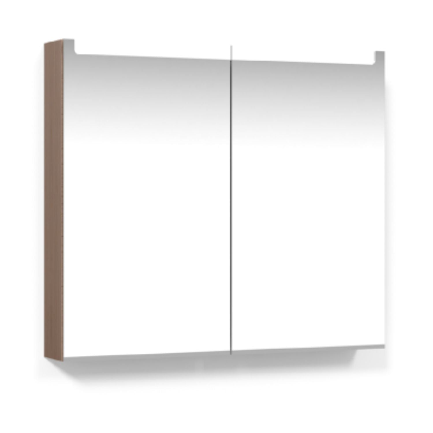 Macro Design CROWN Speilskap Innfelt belysning med 2 dør Eik / 80cm Macro Design Speilskap GRO-FCS80EBIF