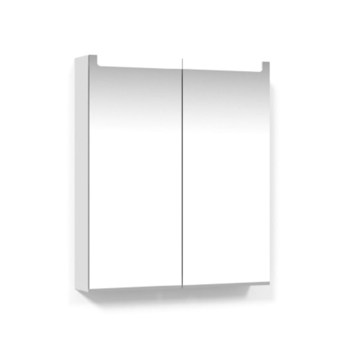 Macro Design CROWN Speilskap Innfelt belysning med 2 dør Hvit / 60cm Macro Design Speilskap GRO-FCS60VBIF