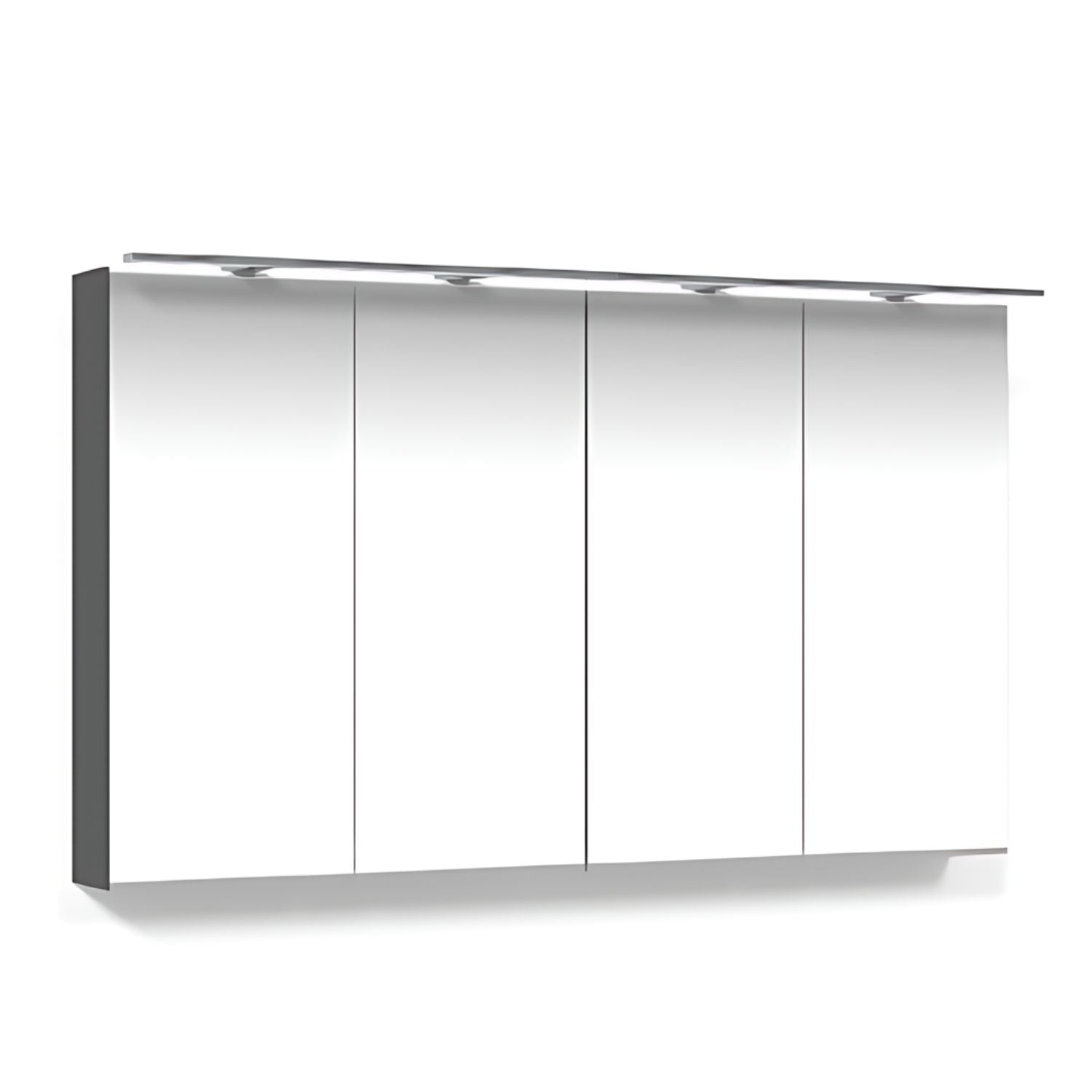 Macro Design CROWN Speilskap Rampe-belysning Antrasitt / 120cm Macro Design Speilskap GRO-FCS120ABRL