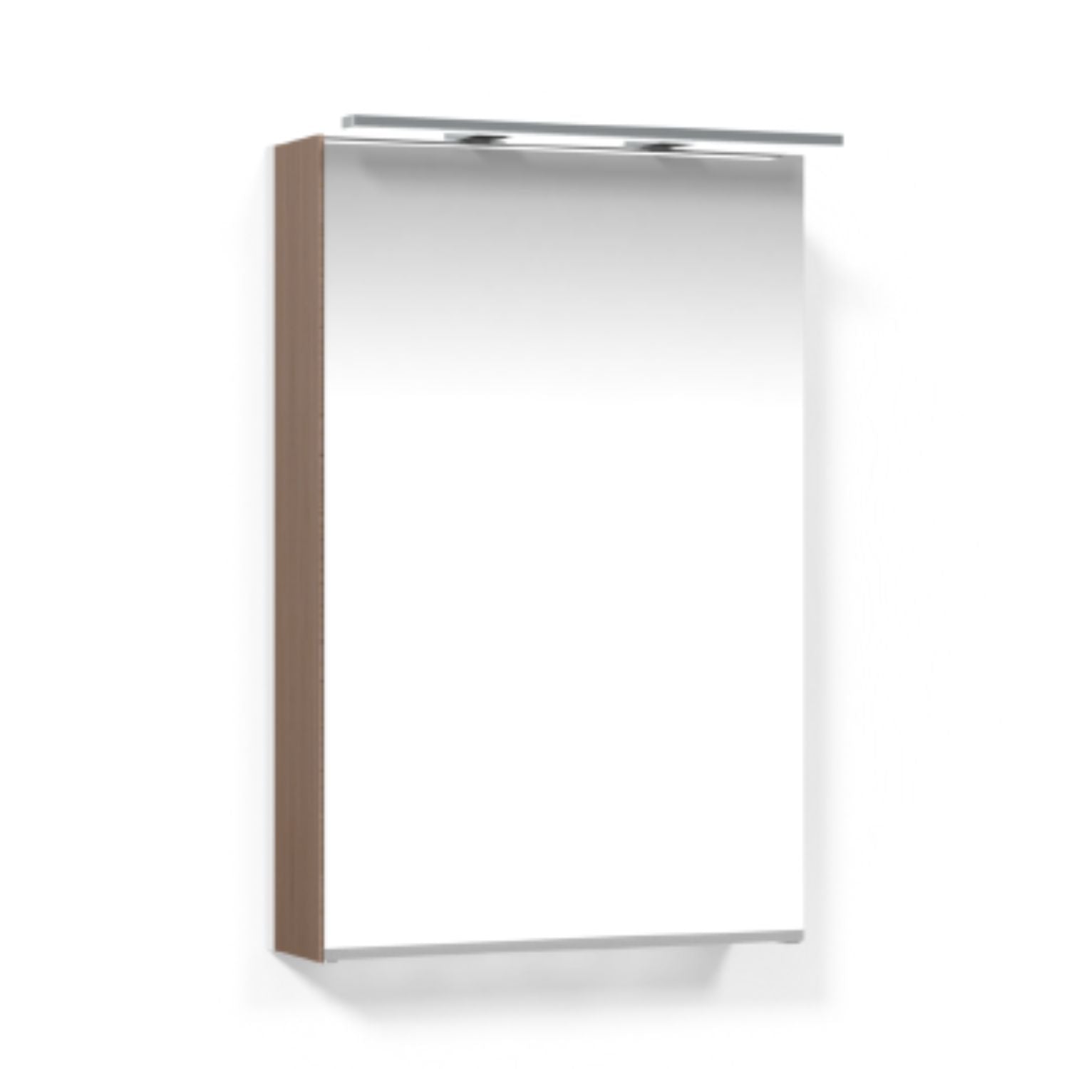 Macro Design CROWN Speilskap Rampe-belysning Eik / 45cm / Venstre hengslet Macro Design Speilskap GRO-FCS45VEBRL