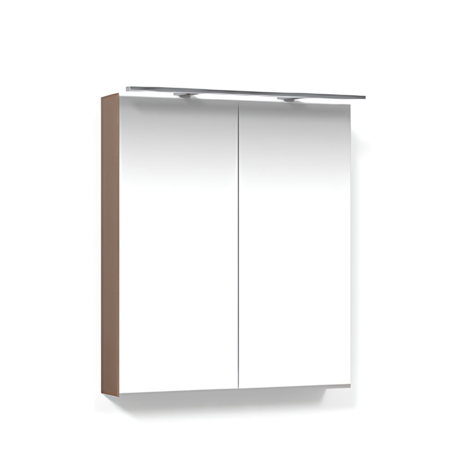 Macro Design CROWN Speilskap Rampe-belysning med 2 dør Eik / 60cm Macro Design Speilskap GRO-FCS60EBRL