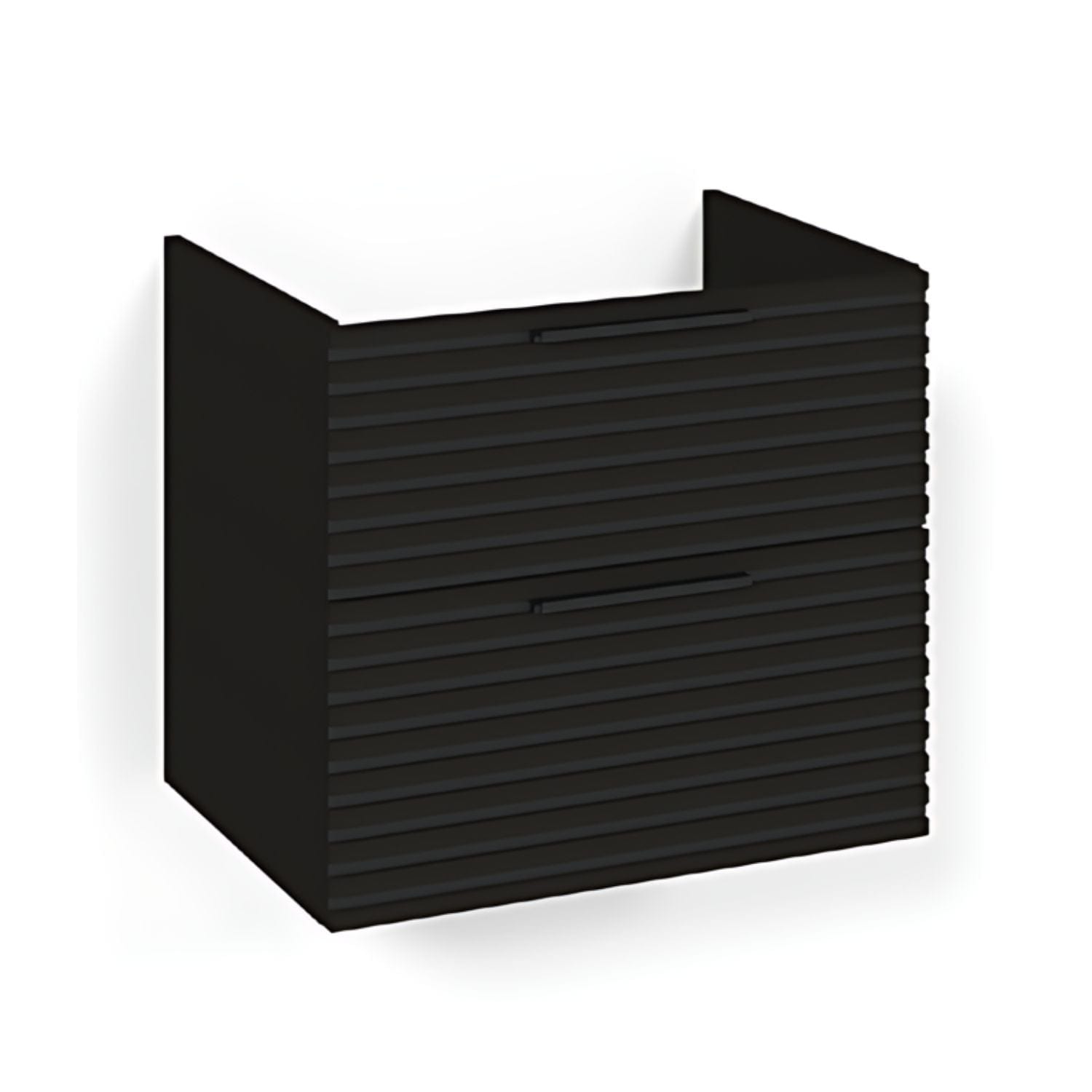 Macro Design CROWN Stripe Underskap Svart eik / 60cm Macro Design Sideskap bad GRO-FSK60SZ