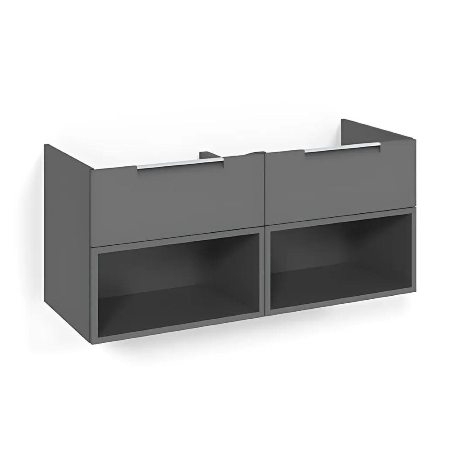 Macro Design CROWN Underskap Antrasitt / 120cm / Open-box Macro Design Sideskap bad GRO-FSK120AO