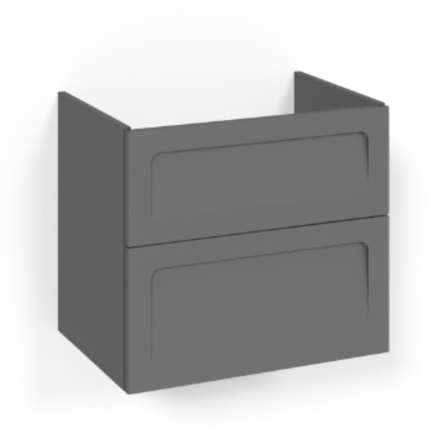 Macro Design CROWN Underskap Antrasitt / 60cm / Shape Macro Design Sideskap bad GRO-FSK60AS