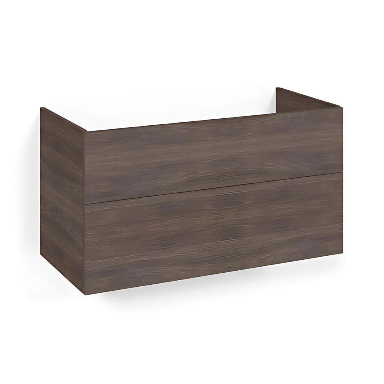 Macro Design CROWN Underskap Brun ask / 100cm / Plain/Push-open Macro Design Sideskap bad GRO-FSK100BPO