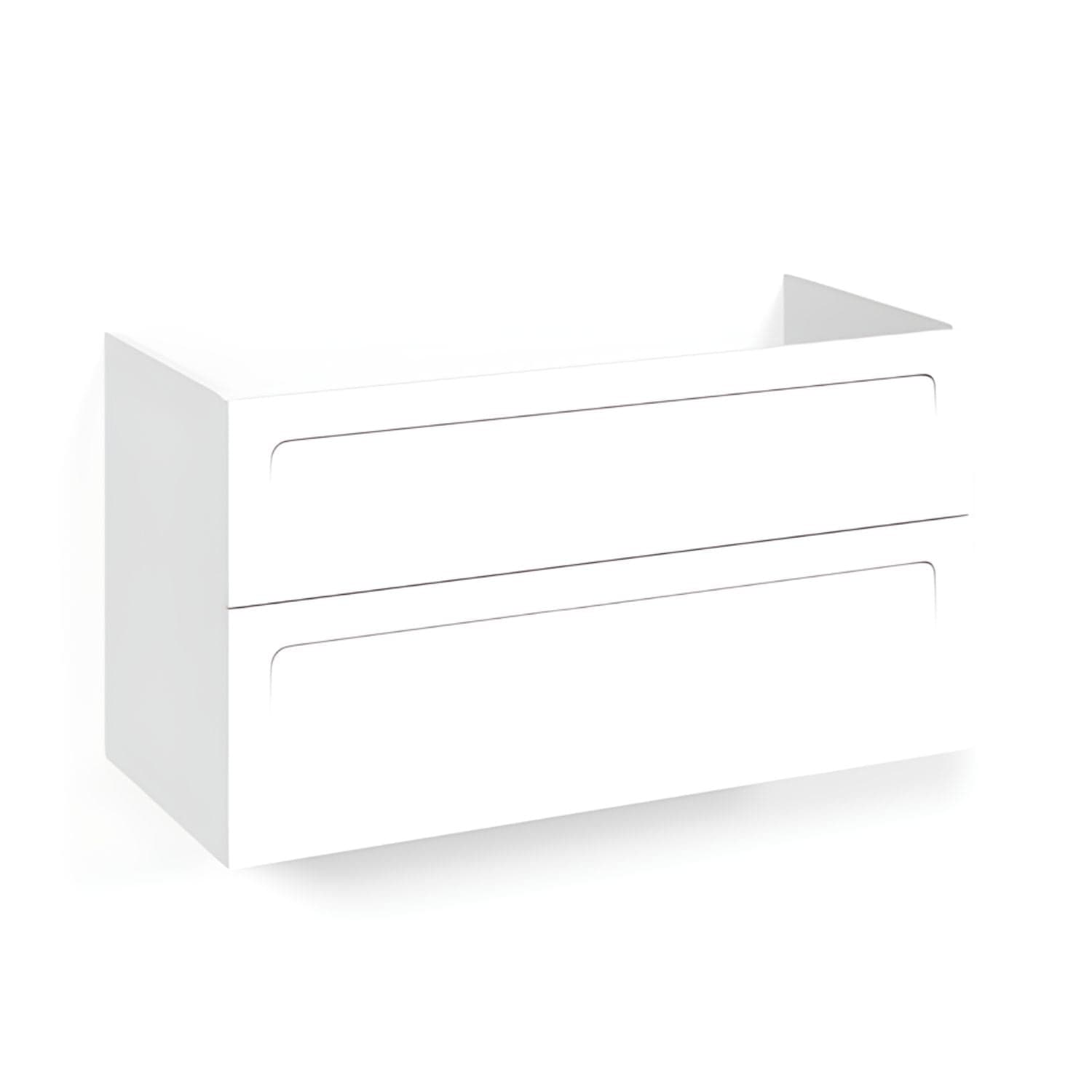 Macro Design CROWN Underskap Hvit / 100cm / Shape Macro Design Sideskap bad GRO-FSK100VS