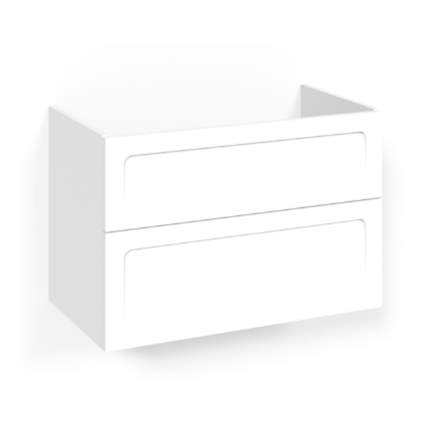 Macro Design CROWN Underskap Hvit / 80cm / Shape Macro Design Sideskap bad GRO-FSK80VS