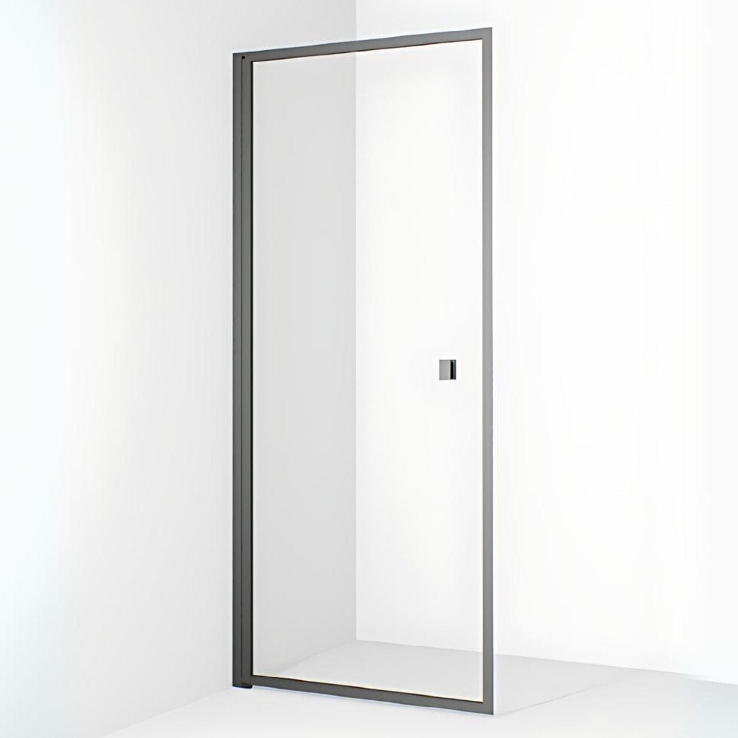 Macro Design Empire Dusjdør Gunmetal / 78cm / Klart glass Macro Design Dusjdør BUN-DESKD78GKL