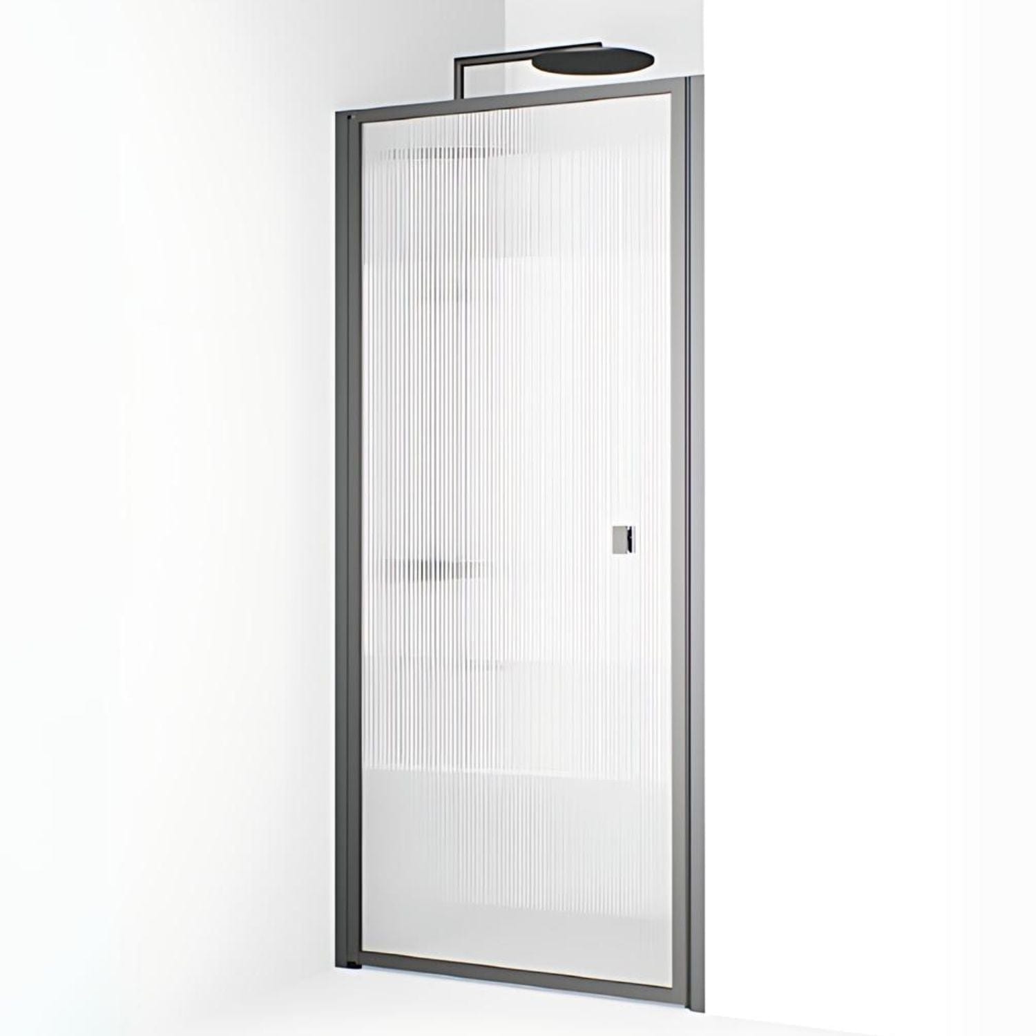 Macro Design Empire Nisjedusj Gunmetal / 82-85cm / Briljant linjeglass Macro Design Dusjnisje BUN-DENI82GLI