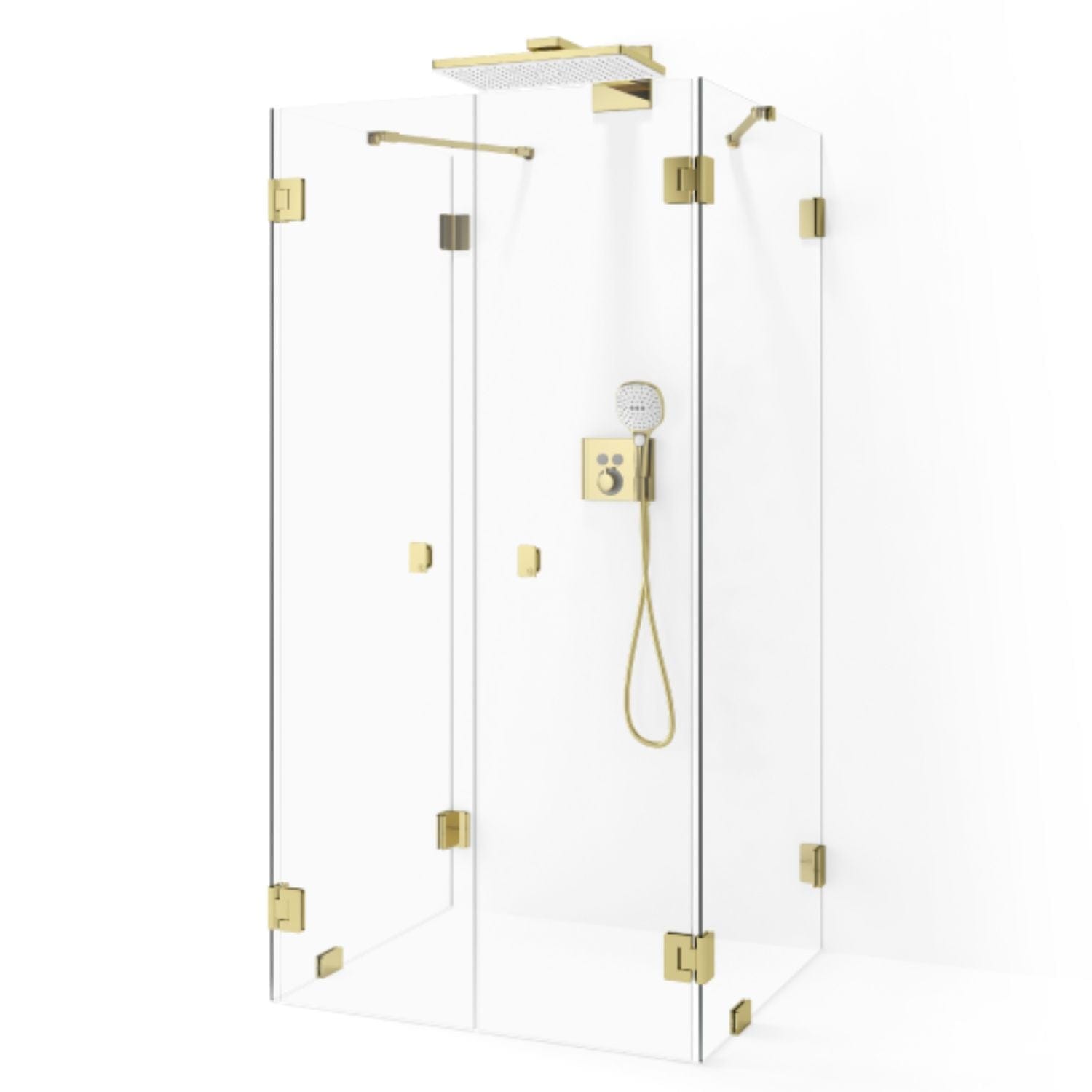 Macro Design Grace Dusj Spesial 13 Gull / Briljant glass Macro Design Dusjnisje GRO-DSL13GKLSPC