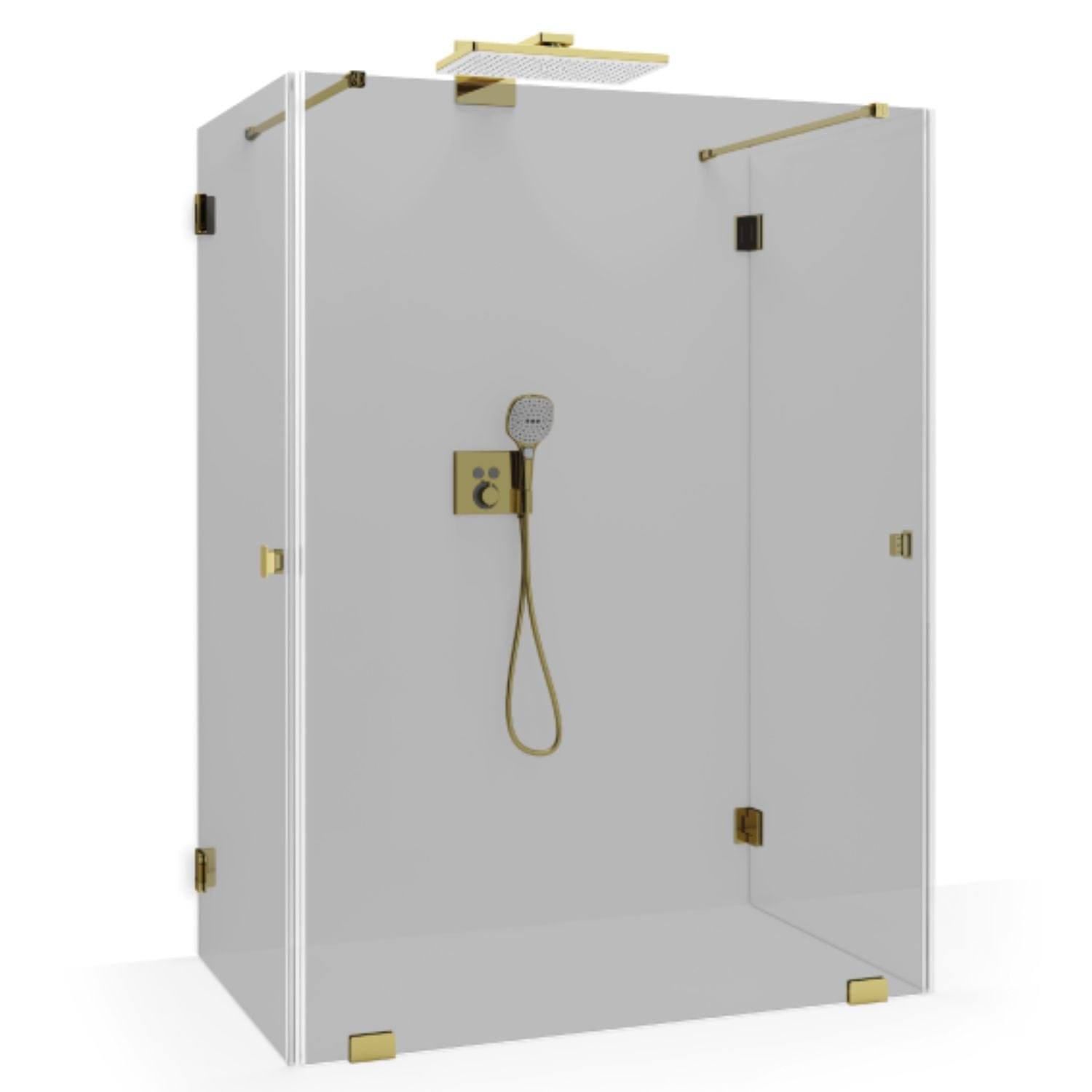 Macro Design Grace Dusj Spesial 4 Gull / Tonet glass Macro Design Dusjvegg GRO-DSL4DTOSPC