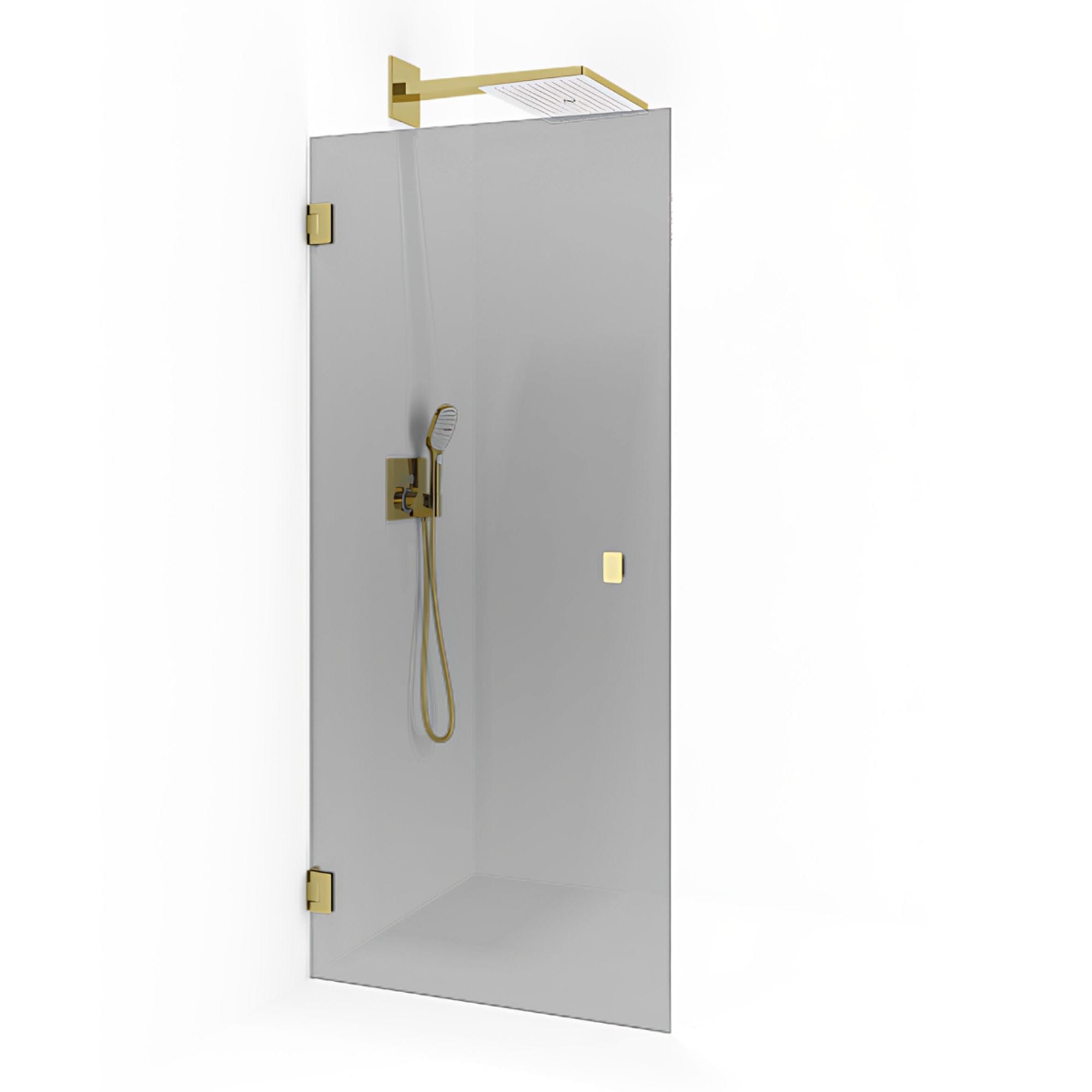 Macro Design Grace Dusjdør Rett B70-100cm Gull / 70cm / Tonet Macro Design Dusjdør BUN-DSLFID70TO