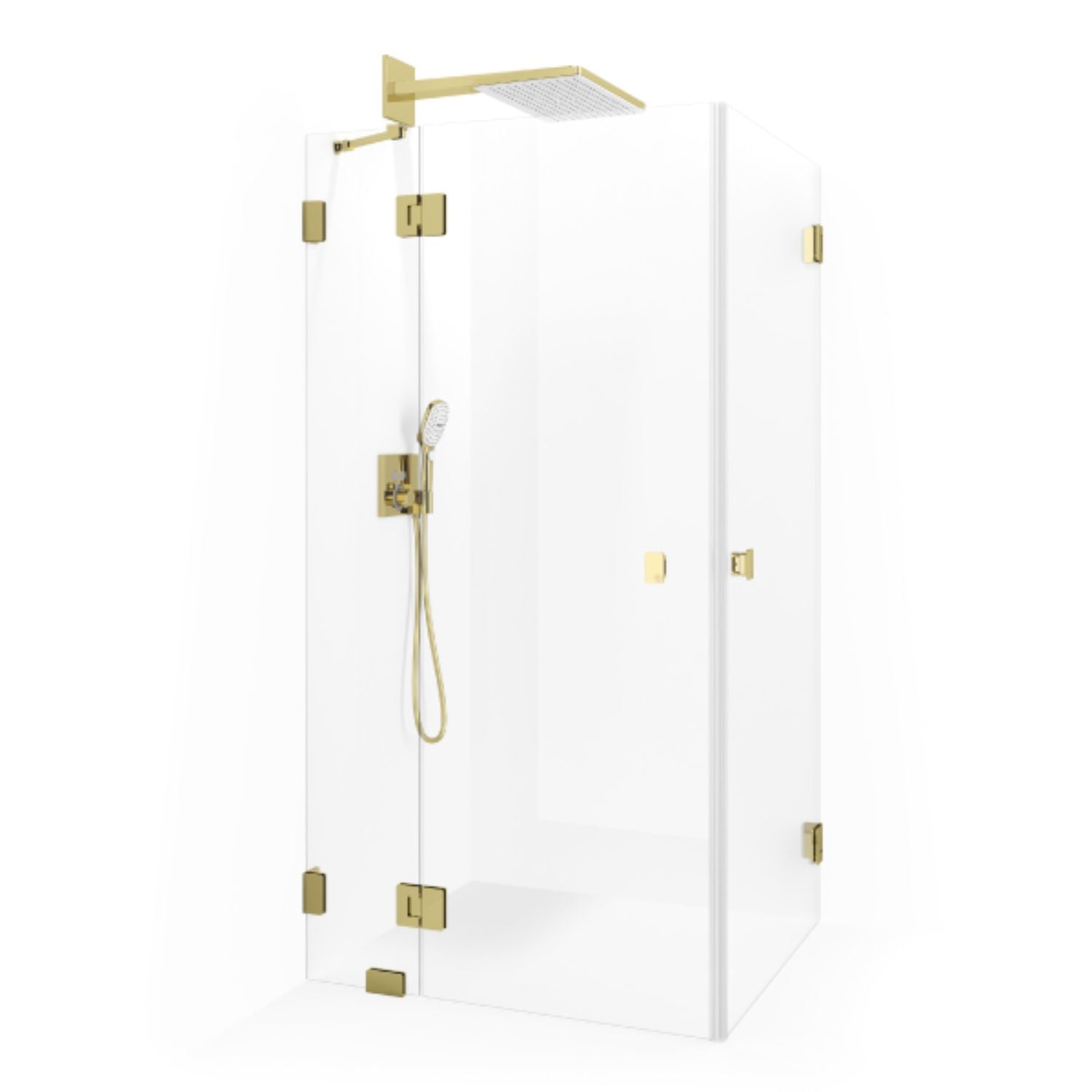 Macro Design Grace Dusjhjørne Spesial 1 Gull / Briljant glass Macro Design Dusjhjørne GRO-DSL1GKLSPC