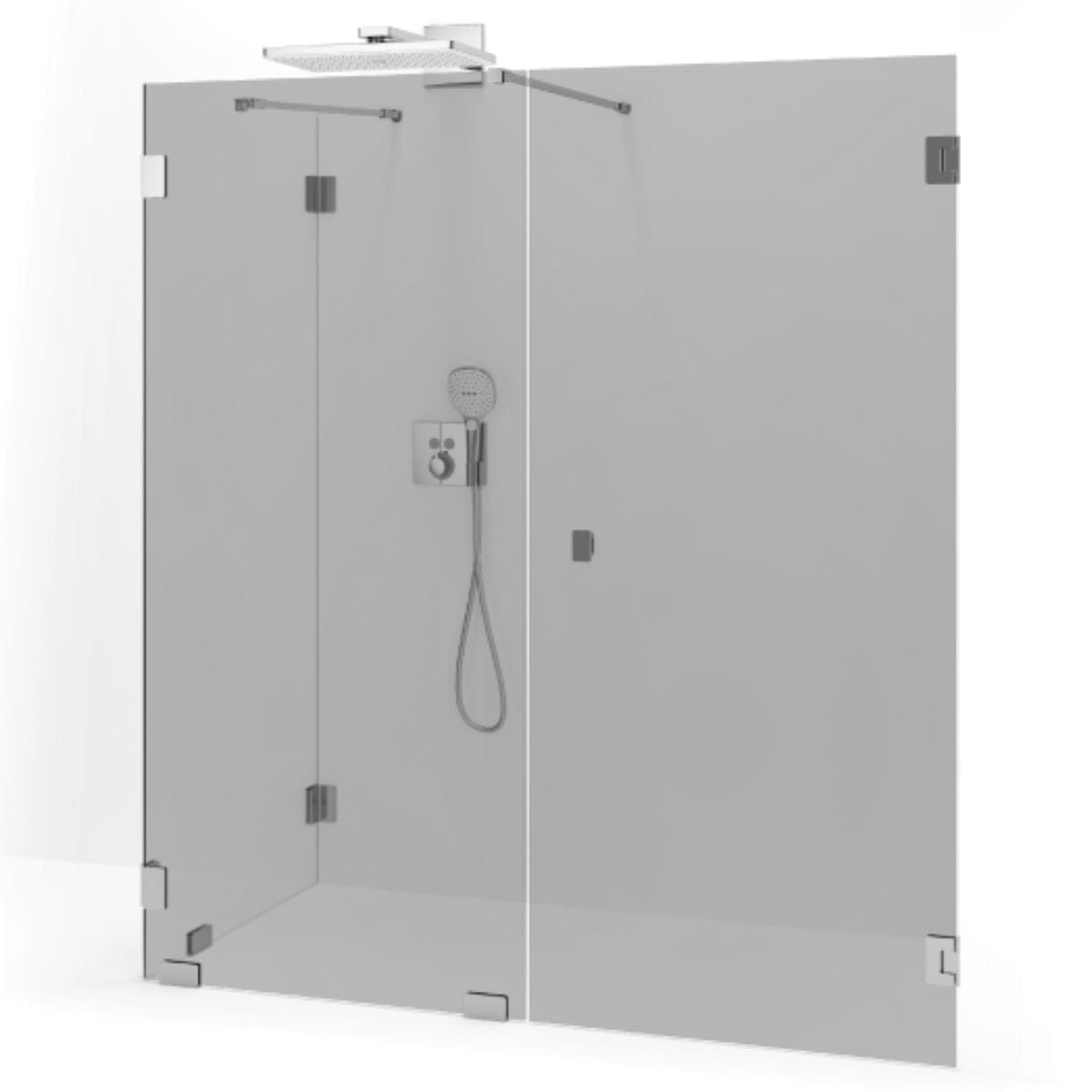 Macro Design Grace Dusjhjørne Spesial 11 Krom / Tonet glass Macro Design Dusjhjørne GRO-DSL11KTOSPC