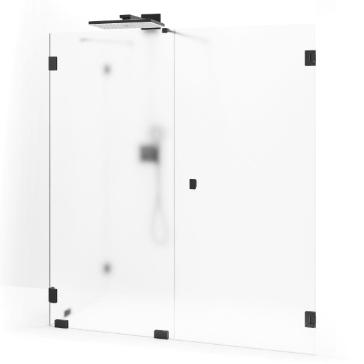 Macro Design Grace Dusjhjørne Spesial 11 Svart matt / Briljant ice glass Macro Design Dusjhjørne GRO-DSL11MSICSPC