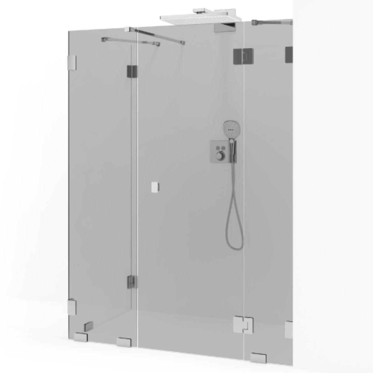 Macro Design Grace Dusjhjørne Spesial 12 Krom / Tonet glass Macro Design Dusjhjørne GRO-DSL12KTOSPC