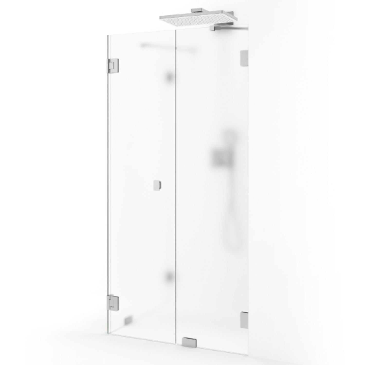 Macro Design Grace Dusjhjørne Spesial 14 Børstet / Briljant ice glass Macro Design Dusjhjørne GRO-DSL14BOICSPC