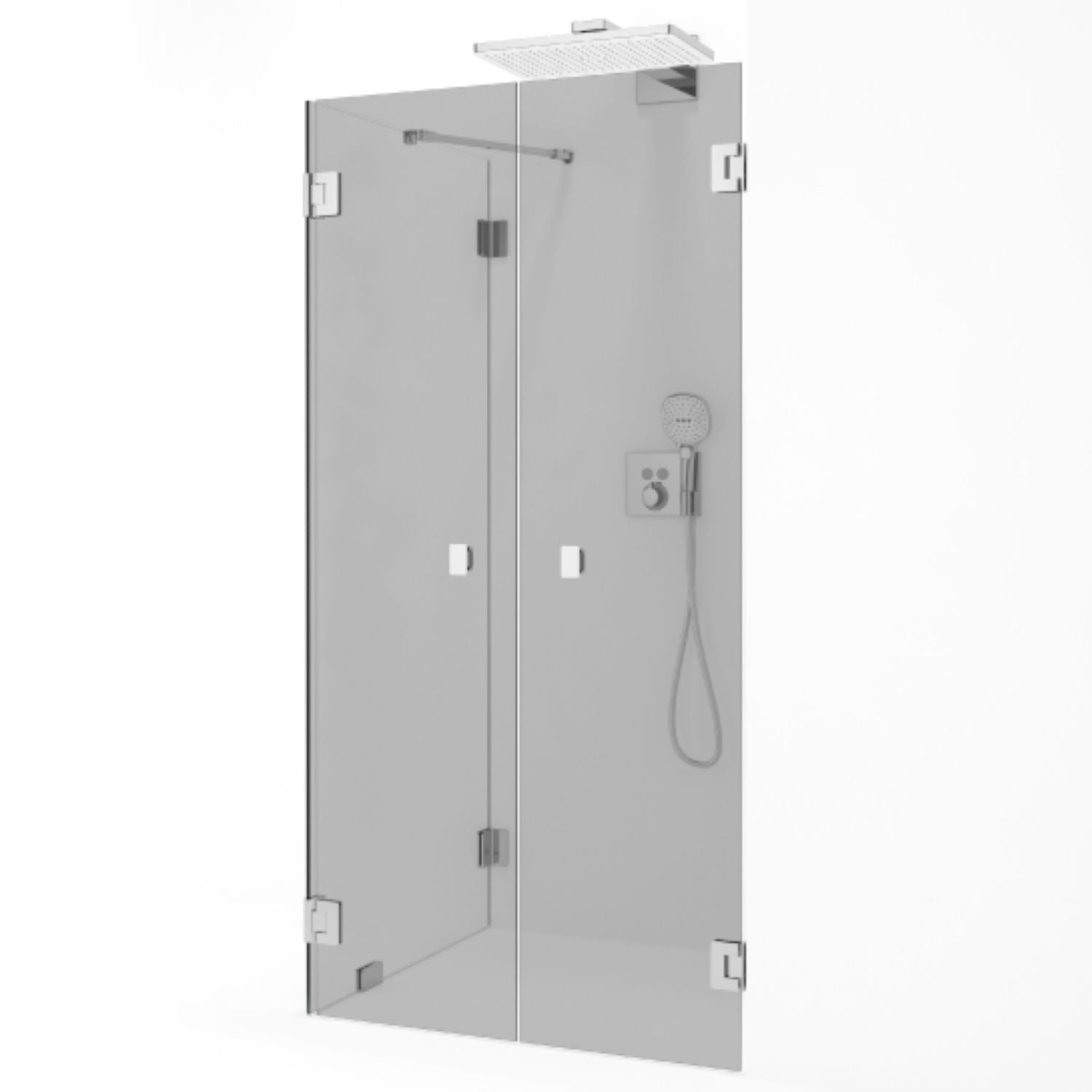 Macro Design Grace Dusjhjørne Spesial 15 Krom / Tonet glass Macro Design Dusjhjørne GRO-DSL15KTOSPC