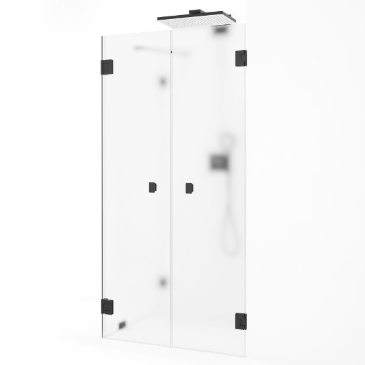 Macro Design Grace Dusjhjørne Spesial 15 Svart matt / Briljant ice glass Macro Design Dusjhjørne GRO-DSL15MSICSPC