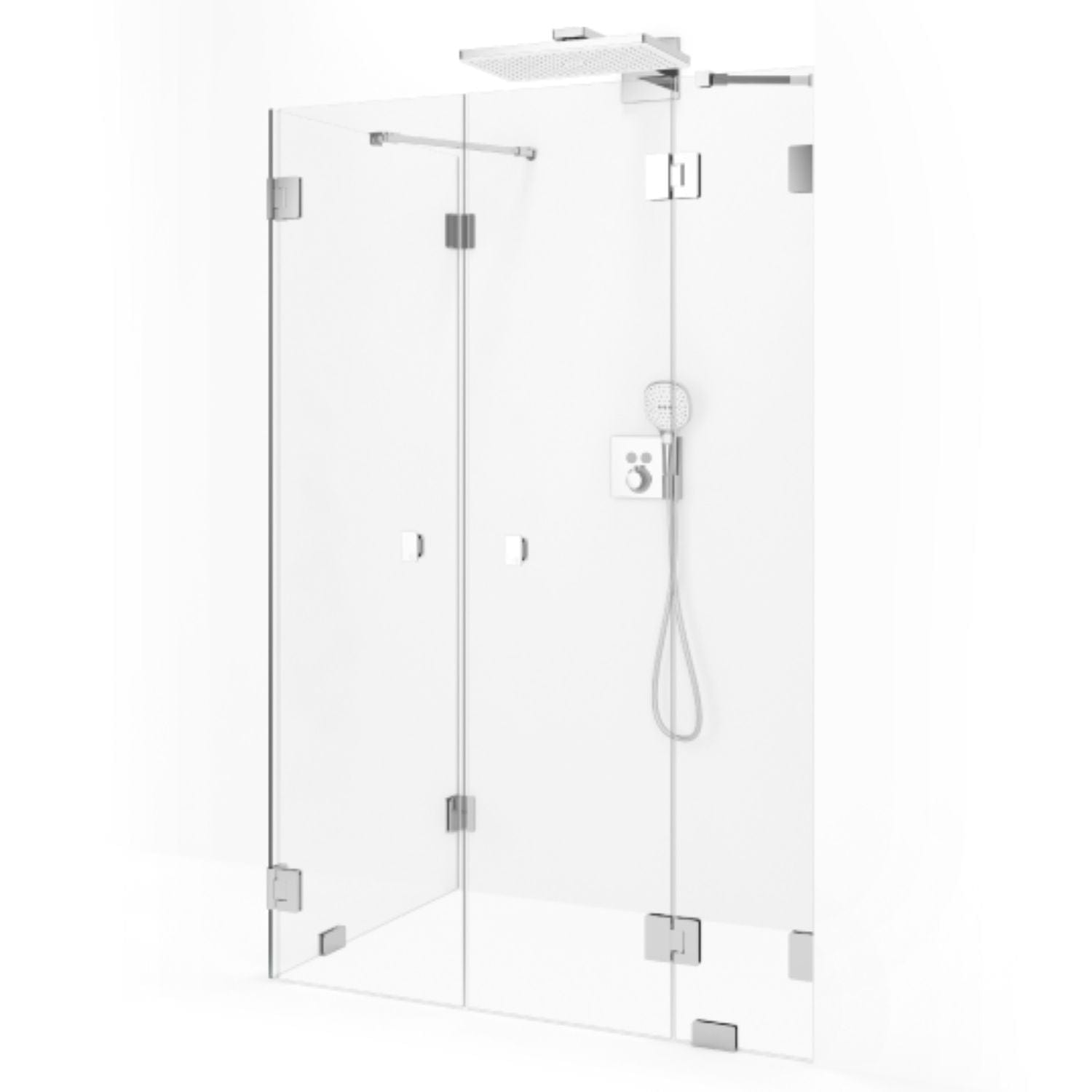 Macro Design Grace Dusjhjørne Spesial 16 Krom / Briljant glass Macro Design Dusjhjørne GRO-DSL16KKLSPC