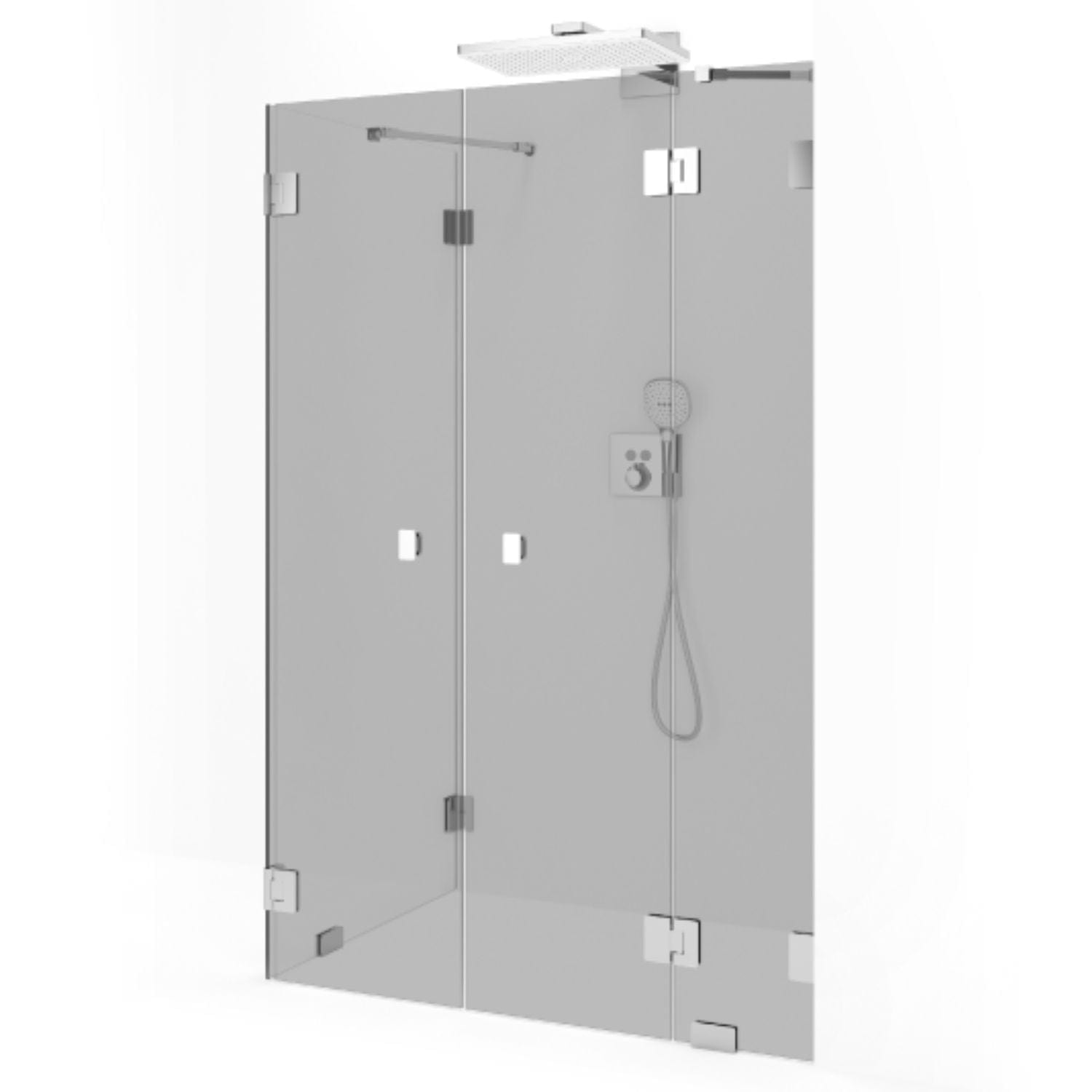 Macro Design Grace Dusjhjørne Spesial 16 Krom / Tonet glass Macro Design Dusjhjørne GRO-DSL16KTOSPC