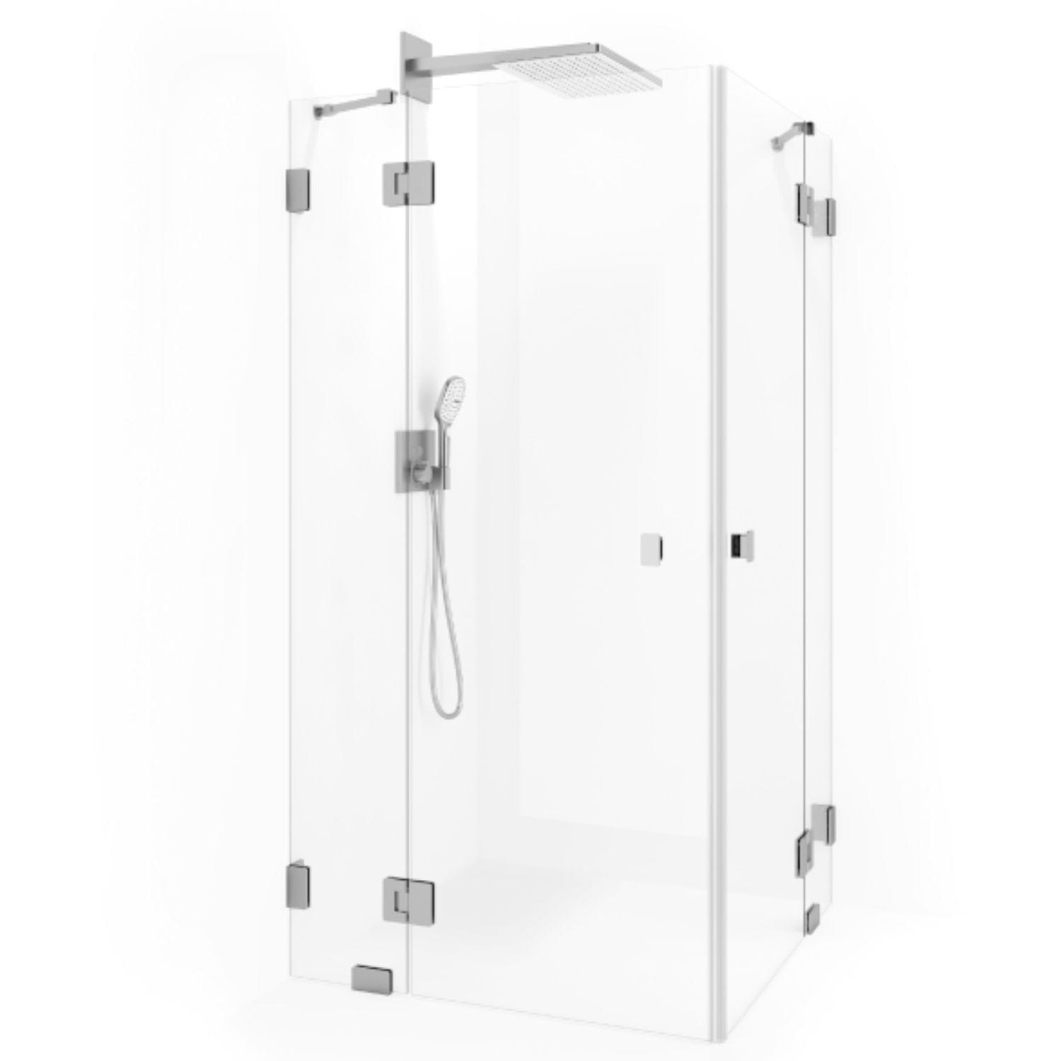 Macro Design Grace Dusjhjørne Spesial 2 Børstet / Briljant glass Macro Design Dusjhjørne GRO-DSL2BOKLSPC