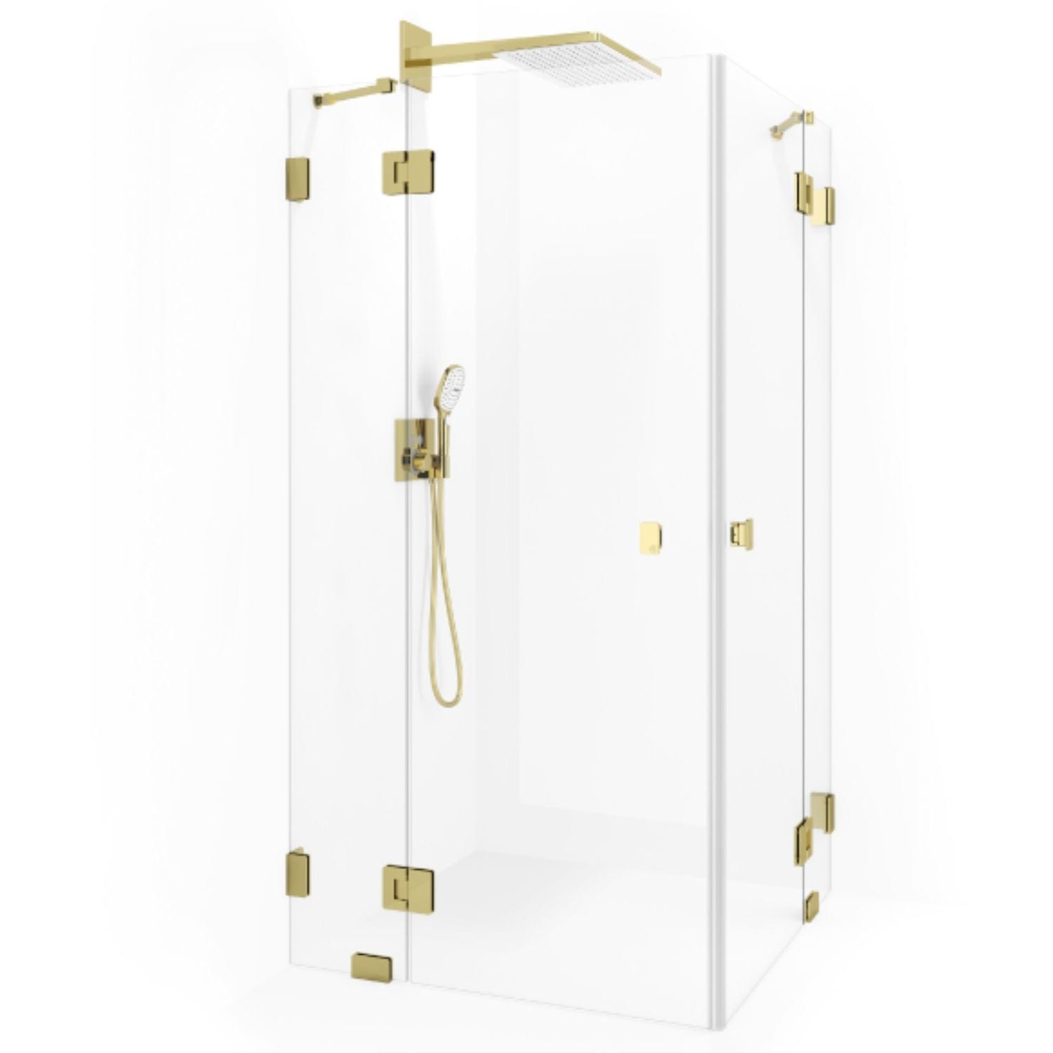 Macro Design Grace Dusjhjørne Spesial 2 Gull / Briljant glass Macro Design Dusjhjørne GRO-DSL2GKLSPC