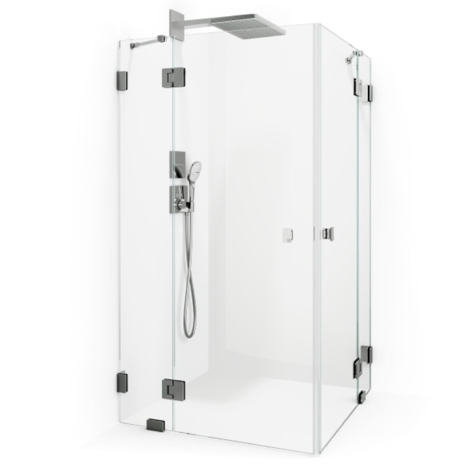 Macro Design Grace Dusjhjørne Spesial 2 Krom / Briljant glass Macro Design Dusjhjørne GRO-DSL2KKLSPC