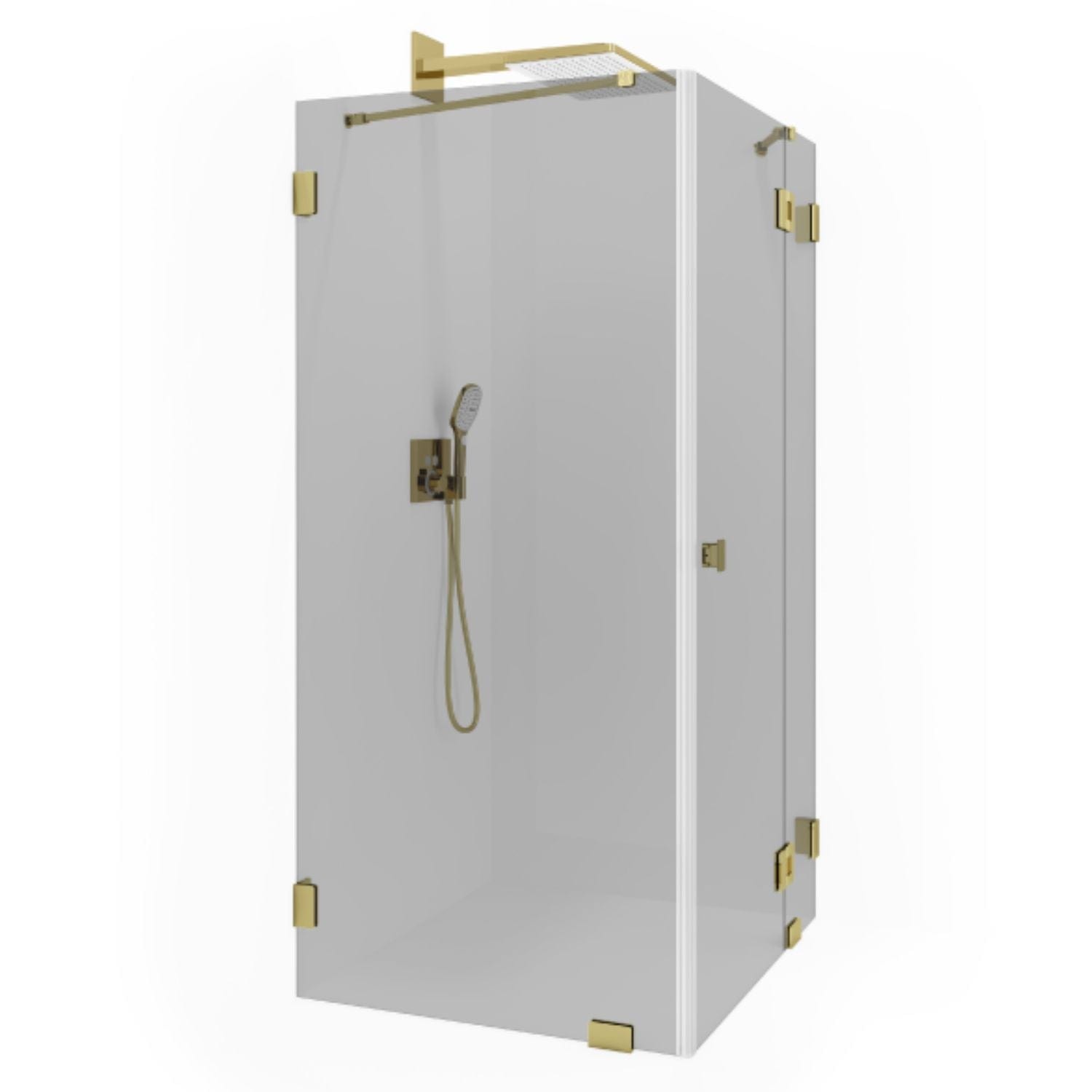 Macro Design Grace Dusjhjørne Spesial 3 Gull / Tonet glass Macro Design Dusjhjørne GRO-DSL3DTOSPC