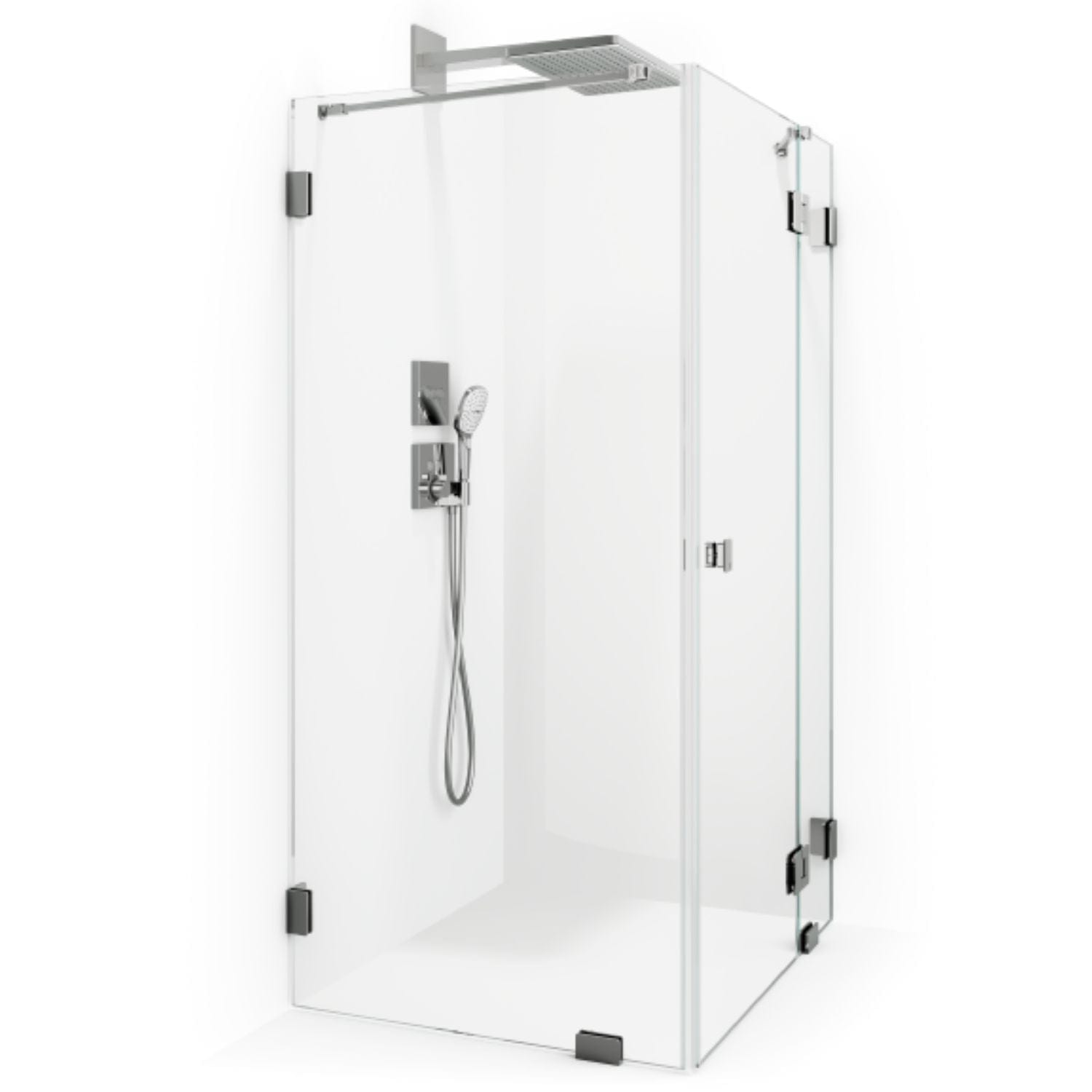 Macro Design Grace Dusjhjørne Spesial 3 Krom / Briljant glass Macro Design Dusjhjørne GRO-DSL3KKLSPC