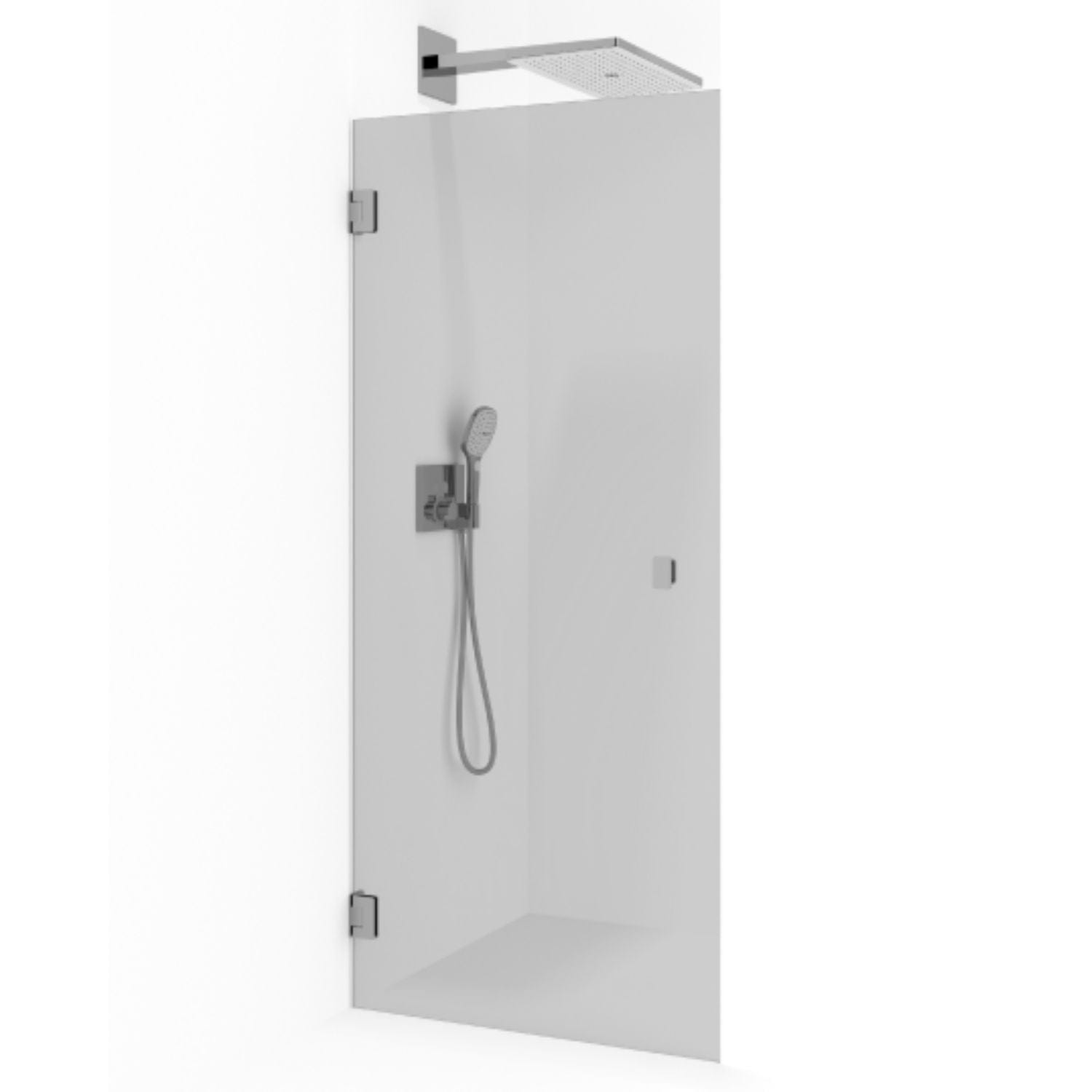 Macro Design GRACE Nisjedusj Krom / Tonet Glass Macro Design Dusjnisje GRO-DSLNKSPCTO