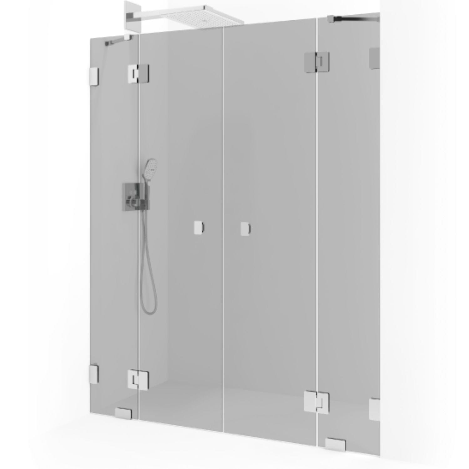 Macro Design Grace Nisjedusj Spesial 6 Krom / Tonet glass Macro Design Dusjvegg GRO-DSL6KTOSPC