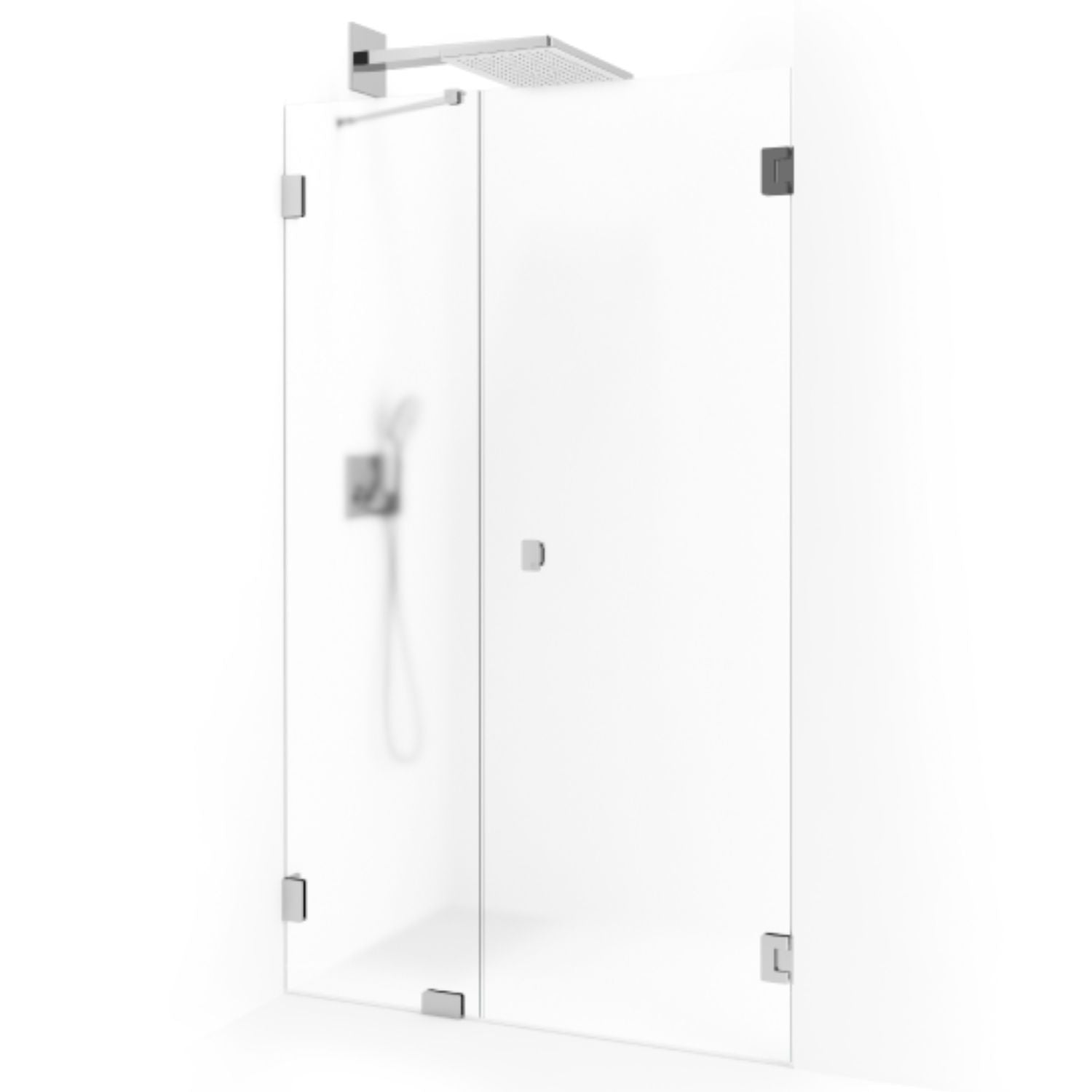 Macro Design Grace Nisjedusj Spesial 7 Krom / Briljant ice glass Macro Design Dusjvegg GRO-DSL7KICSPC