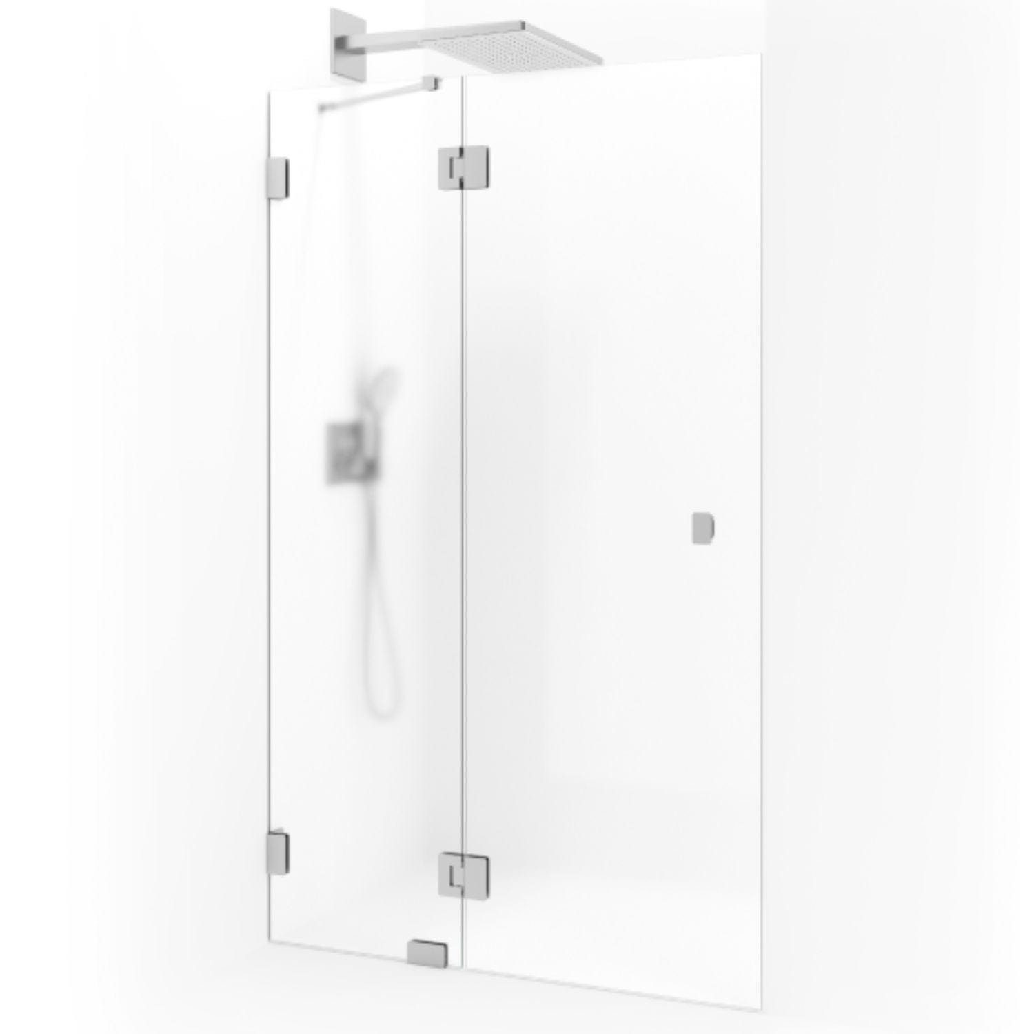 Macro Design Grace Nisjedusj Spesial 8 Børstet / Briljant ice glass Macro Design Dusjnisje GRO-DSL8BOICSPC