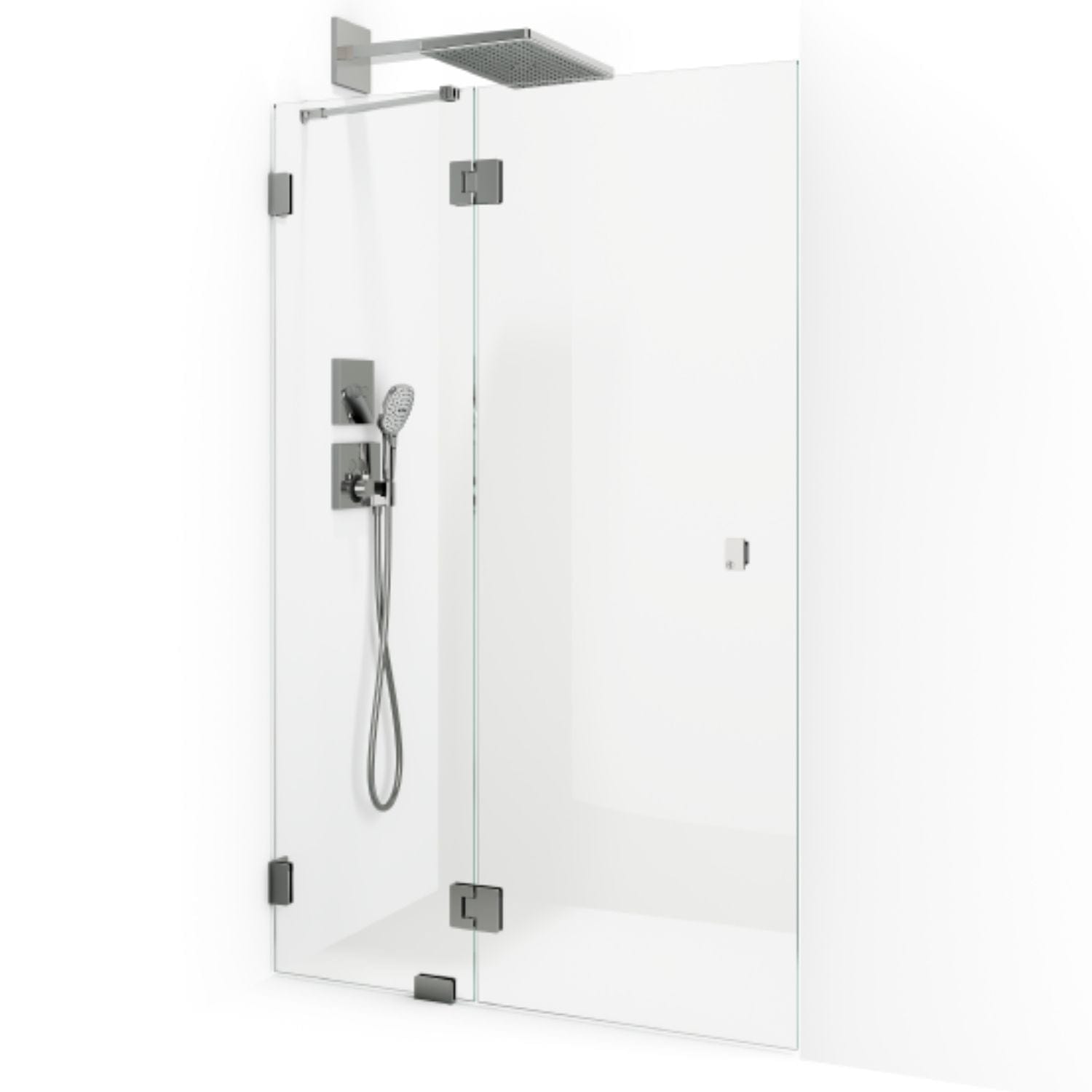 Macro Design Grace Nisjedusj Spesial 8 Krom / Briljant glass Macro Design Dusjnisje GRO-DSL8KKLSPC