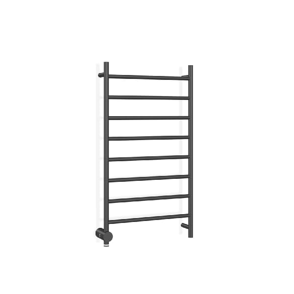 Macro Design Mind Håndkletørker Timer Svart matt / Venstre Macro Design Håndkletørker strøm GRO-WEST9050STV