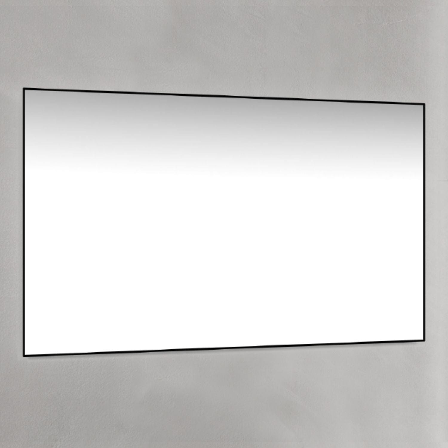 Macro Design Rammespeil Svart / 120cm Macro Design Baderomsspeil GRO-IP12070SR