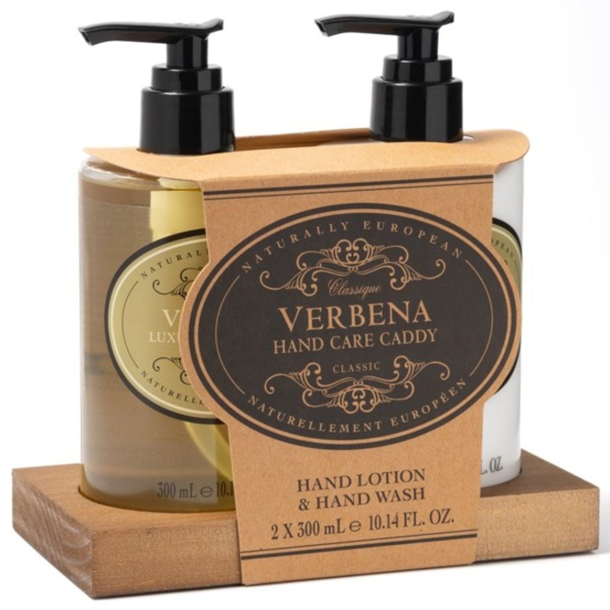 Naturally European Hand Care Caddy Sett - 2x300ml Verbena Terrigeno TER-NE91994