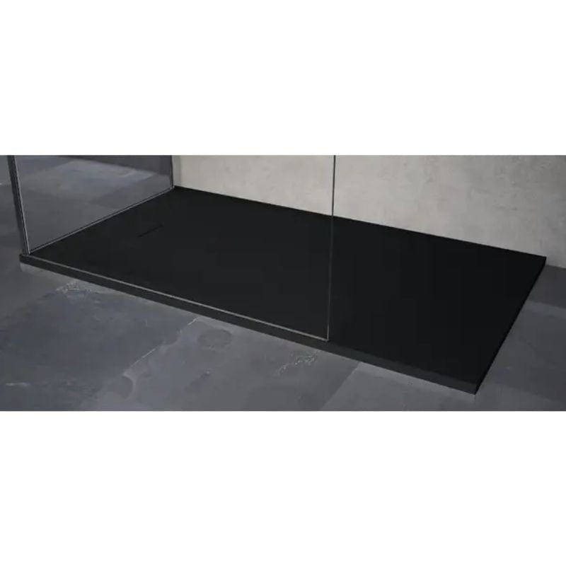 Novellini Novosolid front og endepanel Svart matt / 100cm Novellini Paneler KO-PANPFLNS03-28