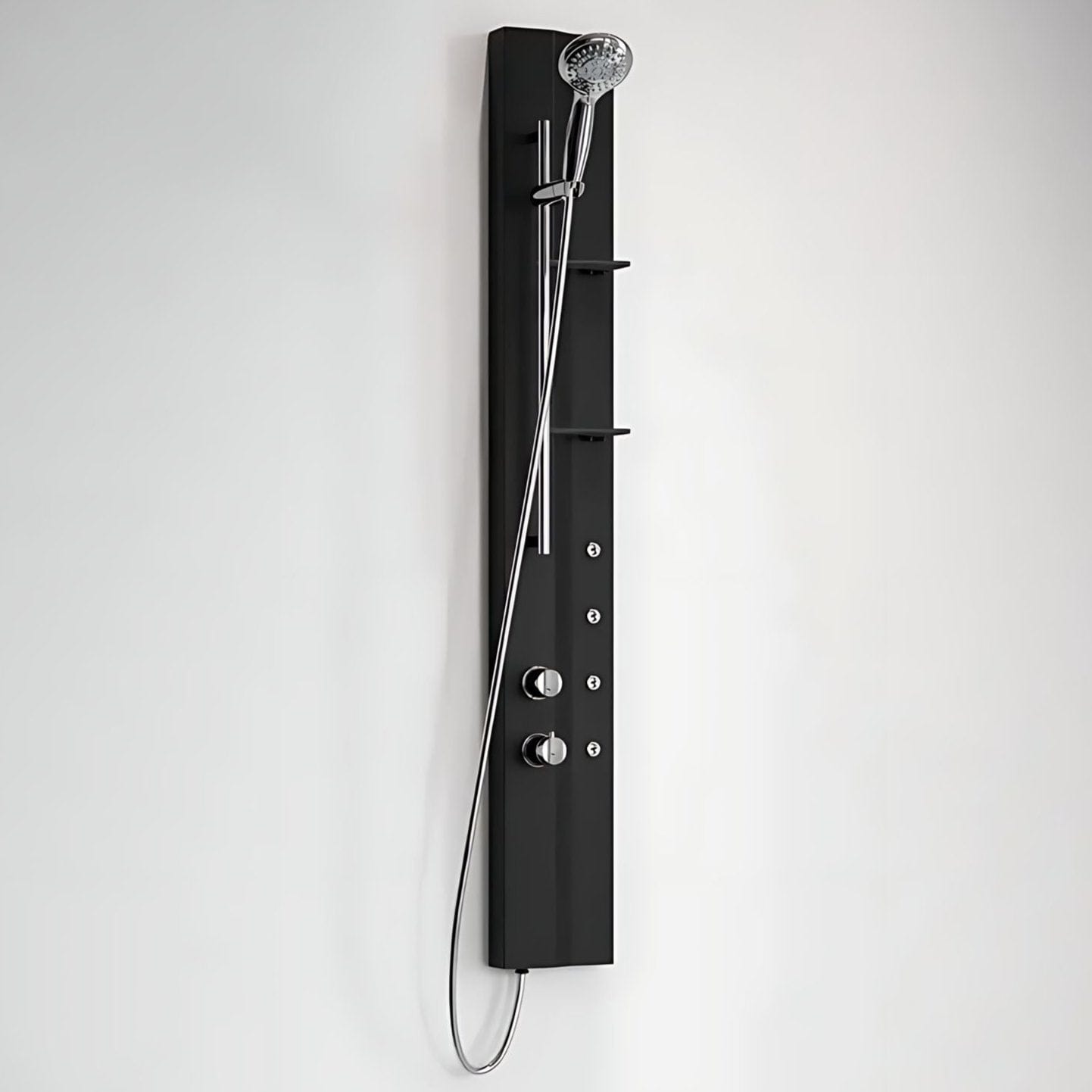 Novellini Z Dusjsøyle Profil svart matt Novellini Dusjsøyle KO-ZETAT-H