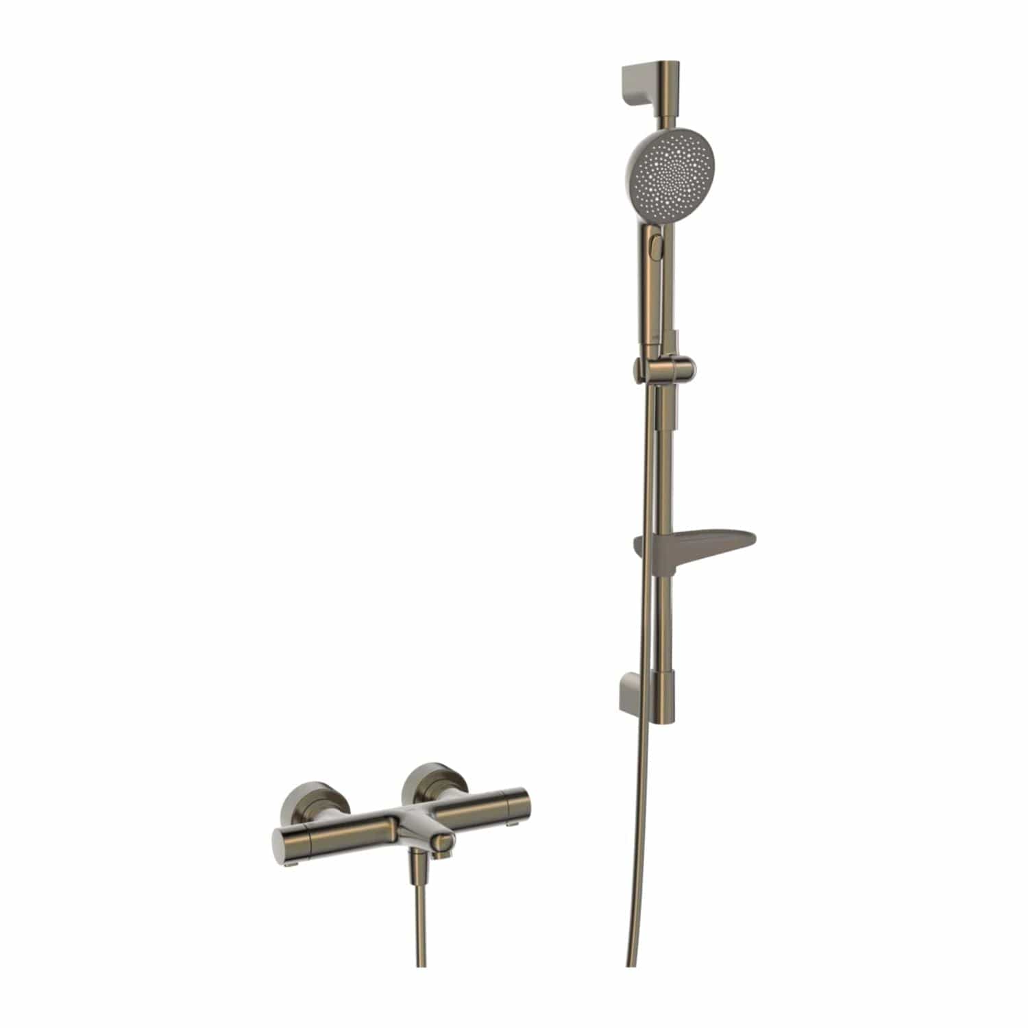 Oras Aurelia 4749 Dusjsett + Badekararmatur Børstet bronse Oras Armatur Dusjsett GRO-1365164