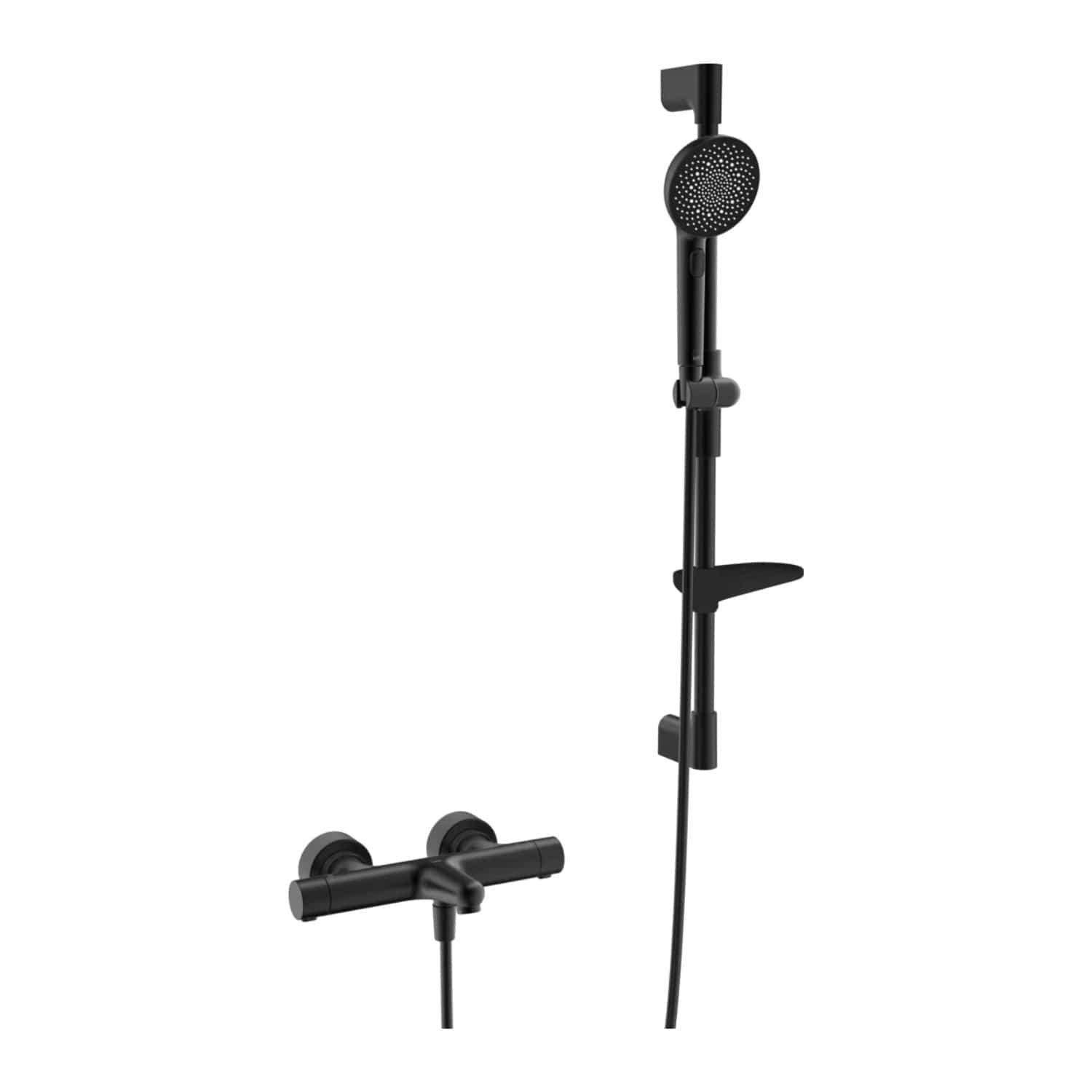 Oras Aurelia 4749 Dusjsett + Badekararmatur Svart matt Oras Armatur Dusjsett GRO-1365162